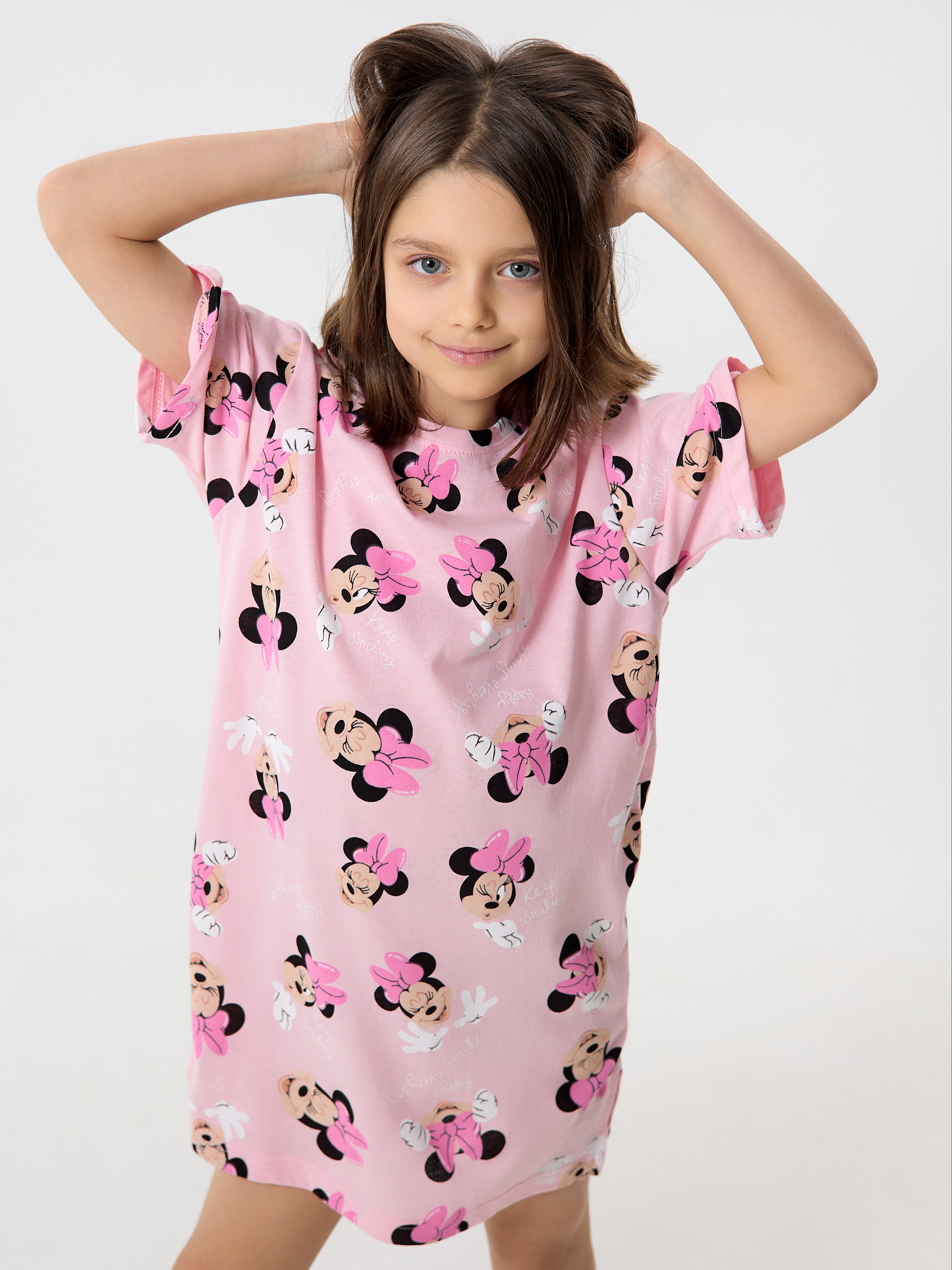 Сорочка ночная YAXX 003--Туника микки/розовый (К) - фото 7