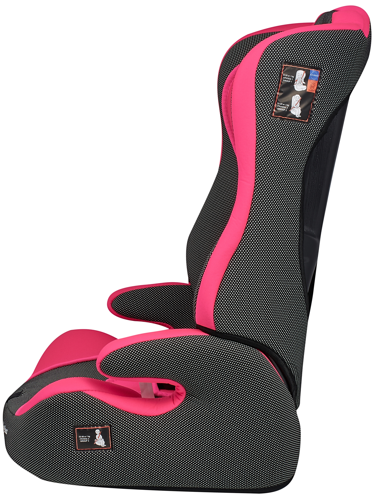 Автокресло Teddy Bear 513R/18 pink-black dot 1/2/3 (9-36 кг) - фото 2