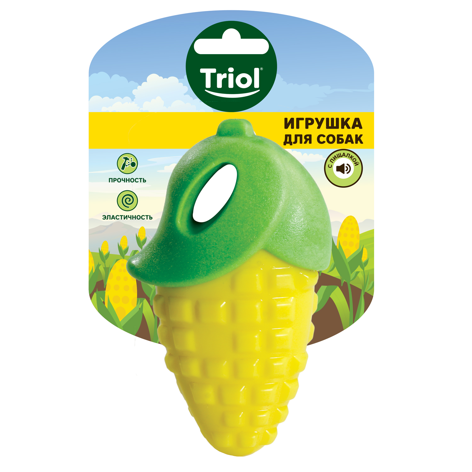 Игрушка для собак Triol Кукуруза 13см - фото 2