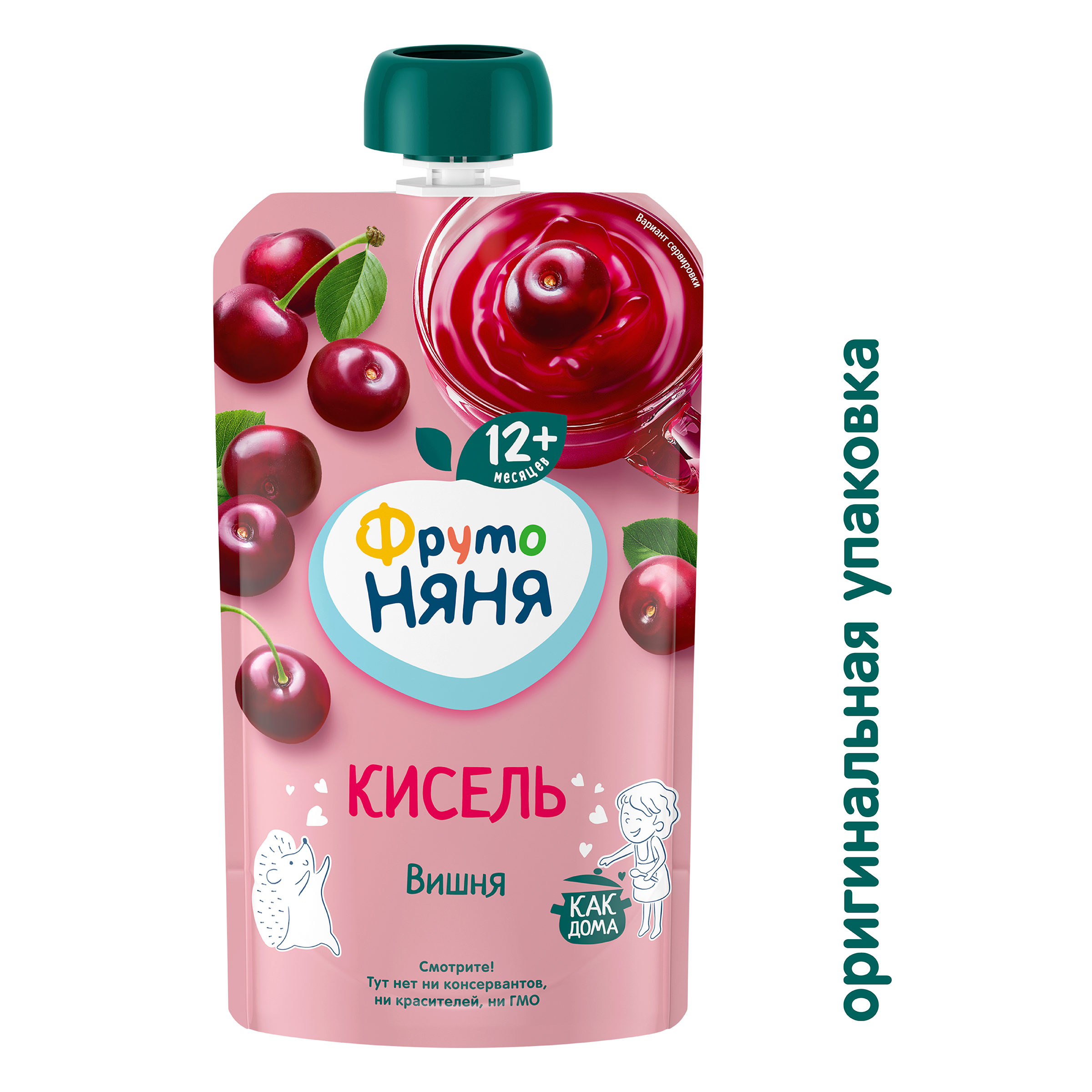 Кисель ФрутоНяня вишня 130г с 12месяцев - фото 2