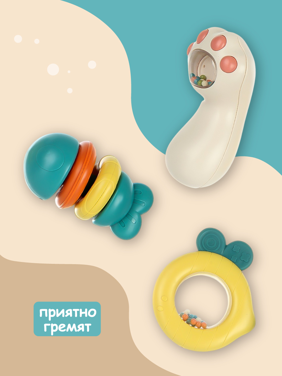 Игрушка Veld Co погремушка белый - фото 10