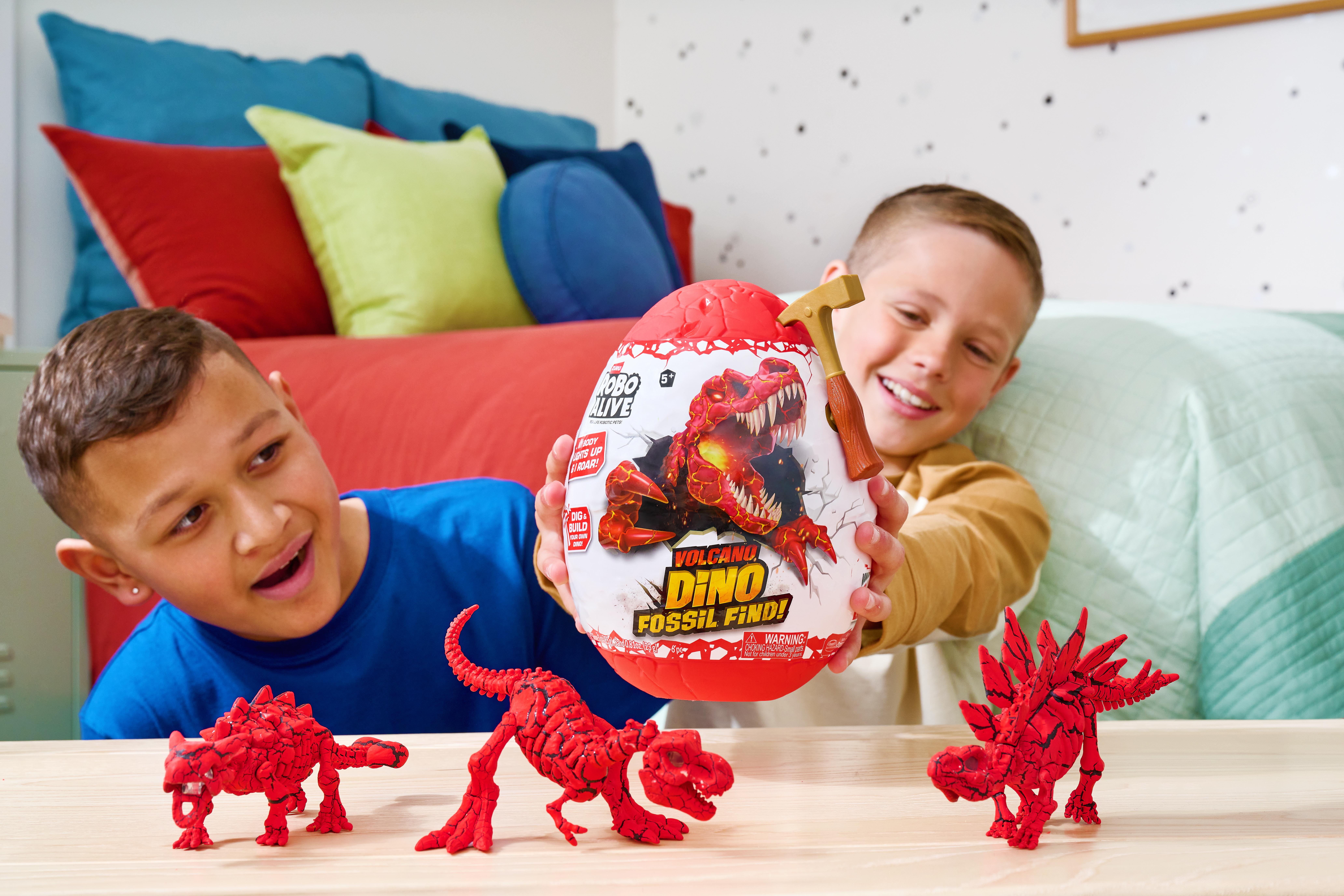 Набор для раскопок Zuru ROBO ALIVE Dino Fossil Volcano - фото 8