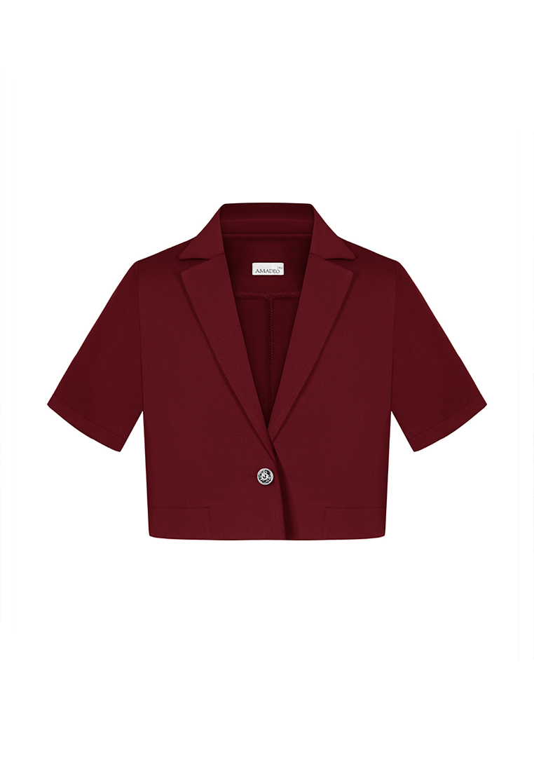 Жакет Stylish AMADEO AJ-1085-бордовый - фото 1