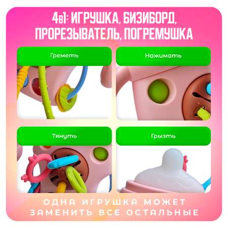 Игрушка Mamagoods погремушка Бутылочка
