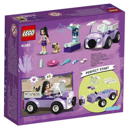 Конструктор LEGO Friends Передвижная ветклиника Эммы блочный