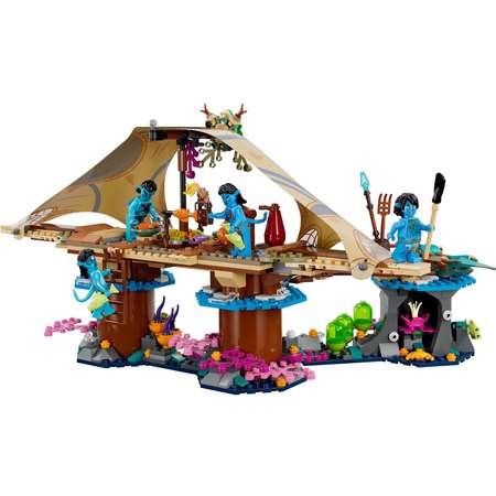 Конструктор LEGO Avatar Дом Меткайина на Рифе блочный