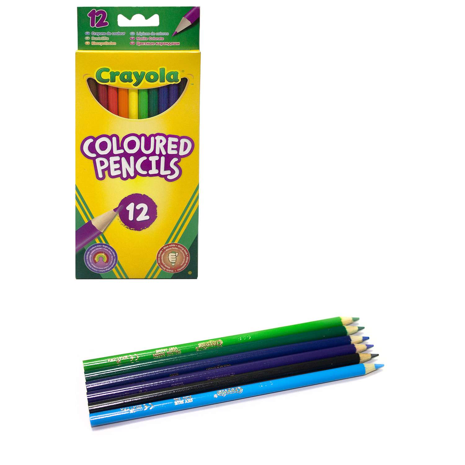 Карандаши цветные Crayola 12 шт. - фото 6