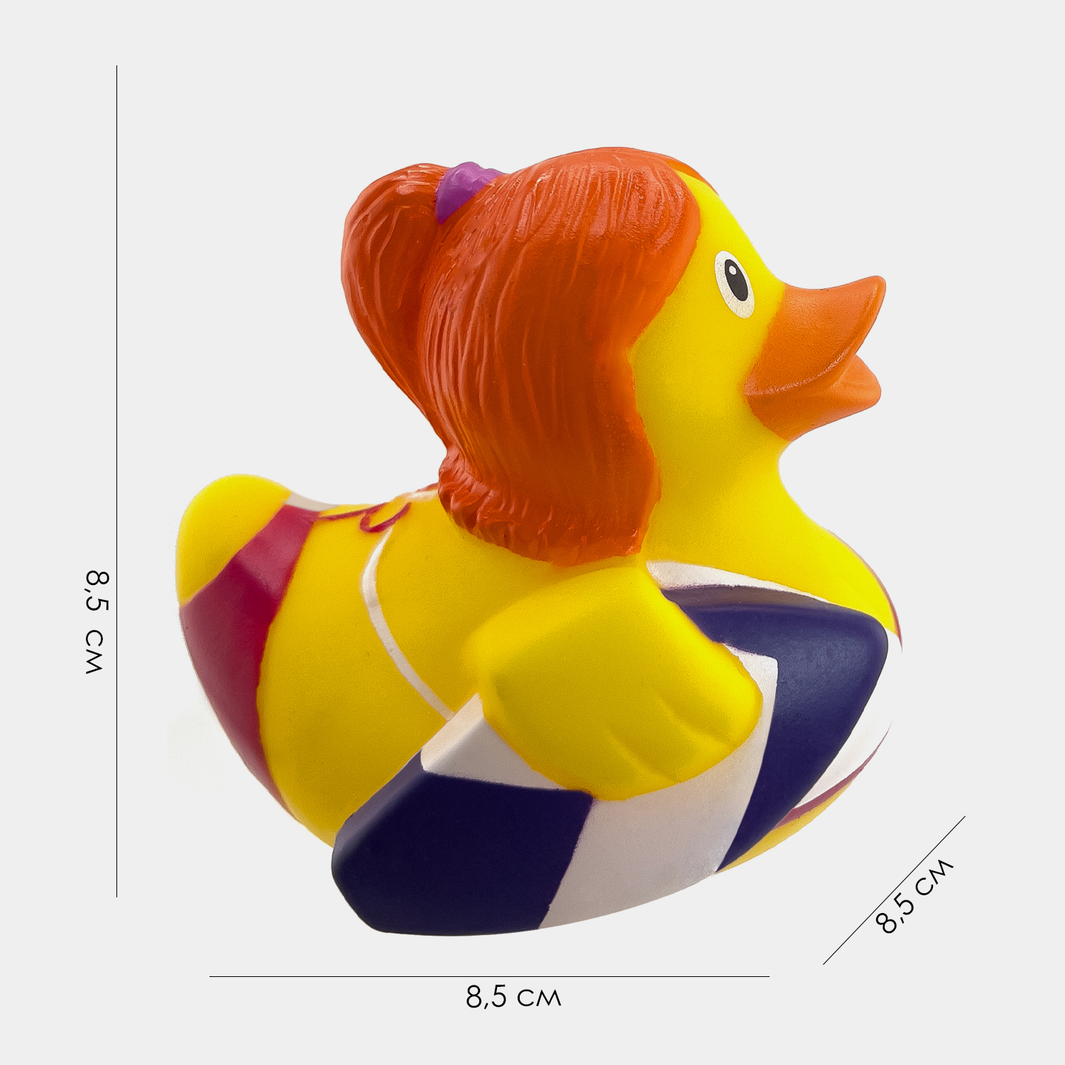 Игрушка Funny ducks Серфингистка уточка для ванны - фото 6