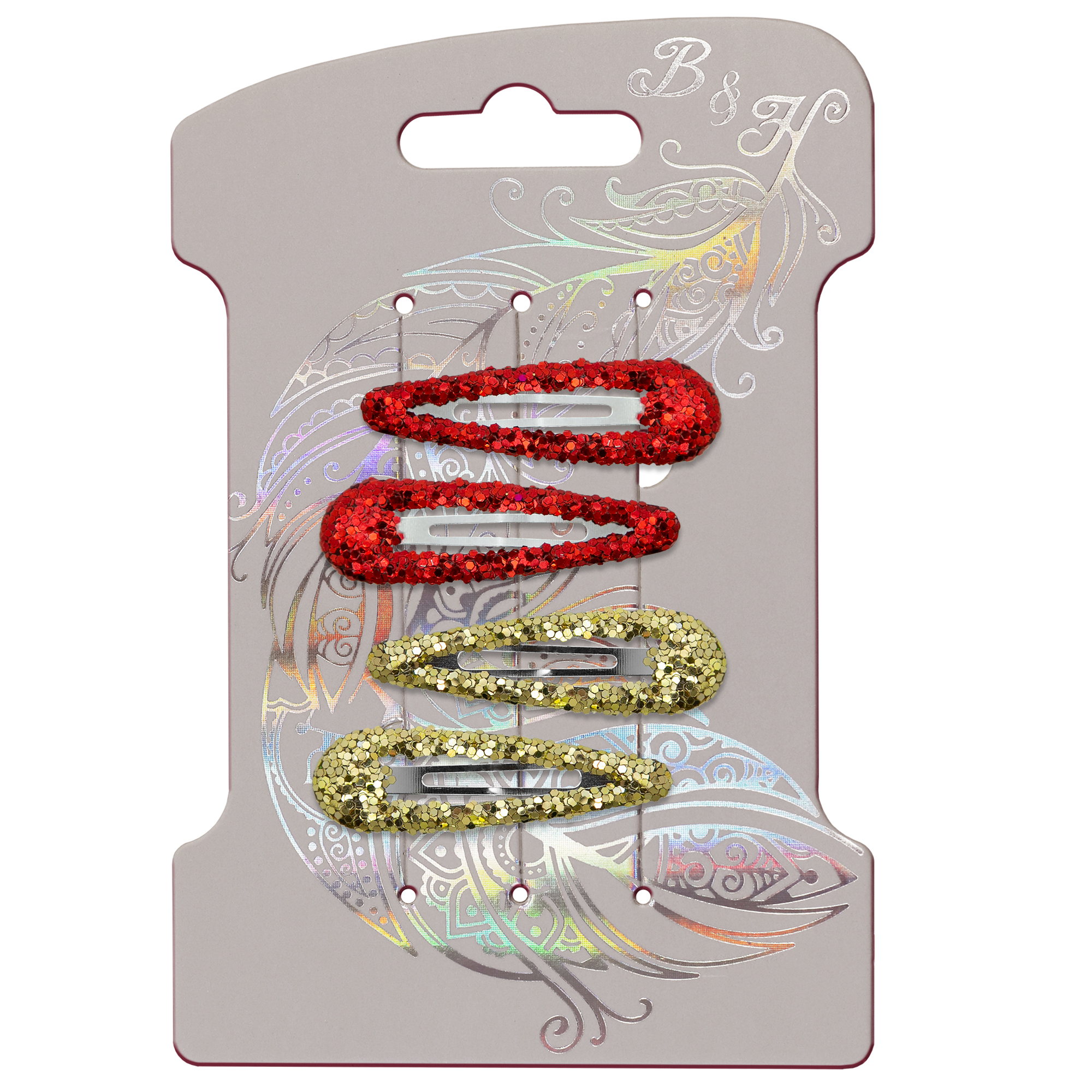 Заколка B and H 4 шт. W0213 - фото 2