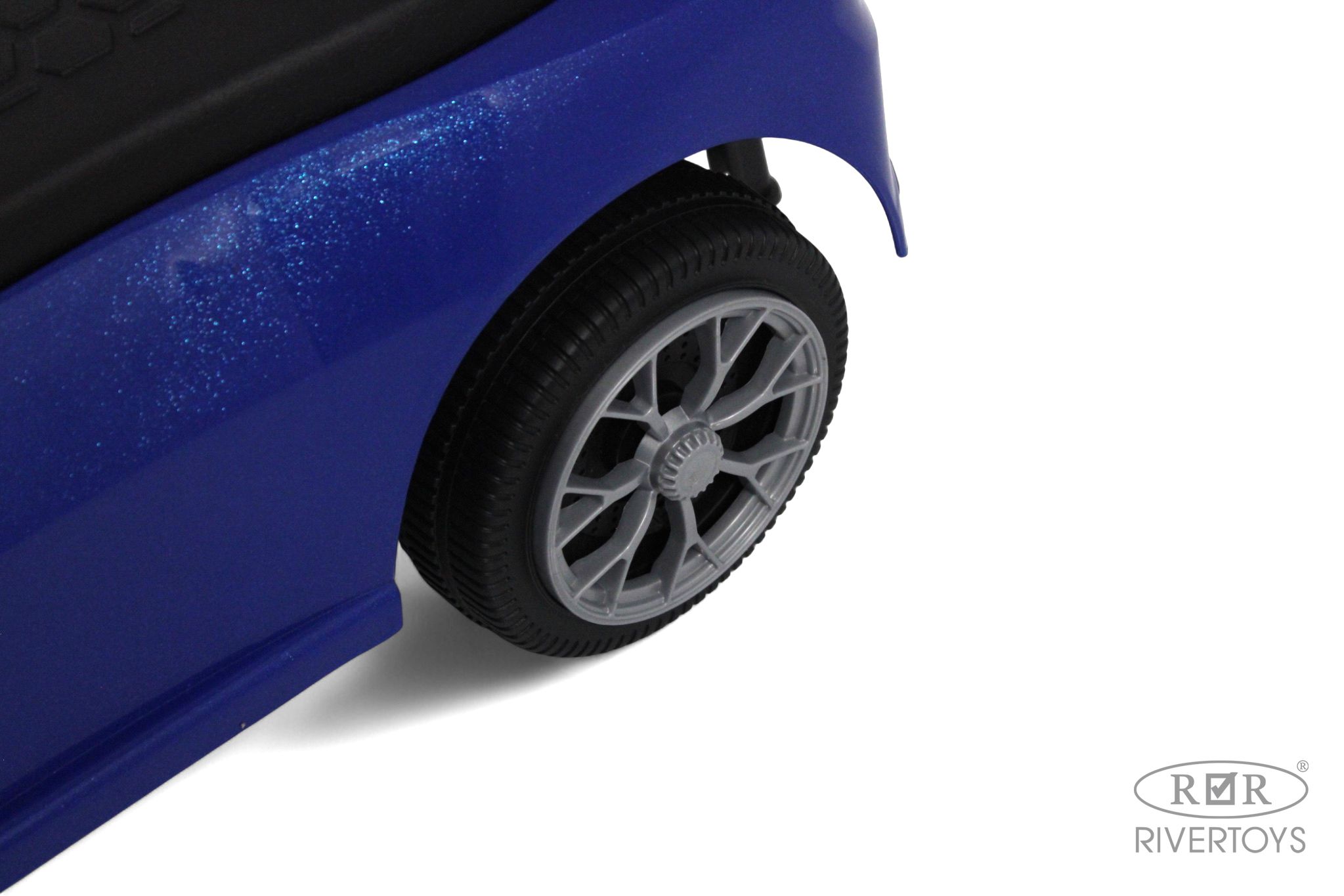 Каталка RIVERTOYS Z004ZZ-T-BLUE синий - фото 5