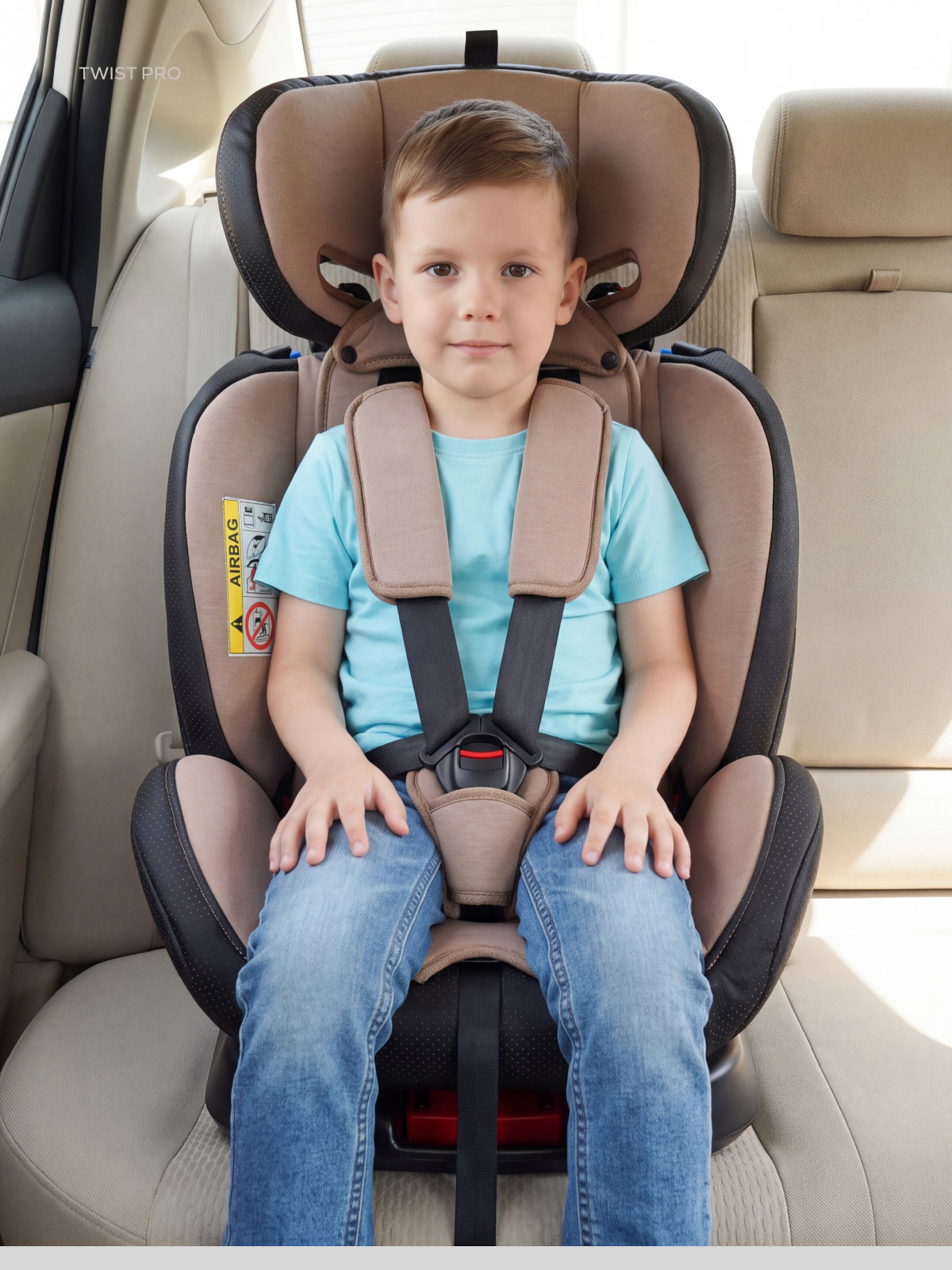Автокресло Rant Basic Twist Isofix 0+/1/2/3 (0-36 кг) бежевый - фото 13