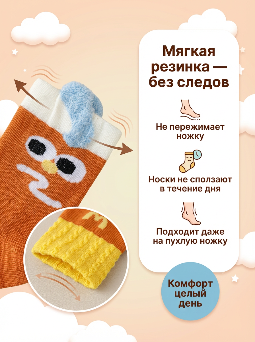 Носки 5 пар Bambooland Socks_Makdak - фото 5