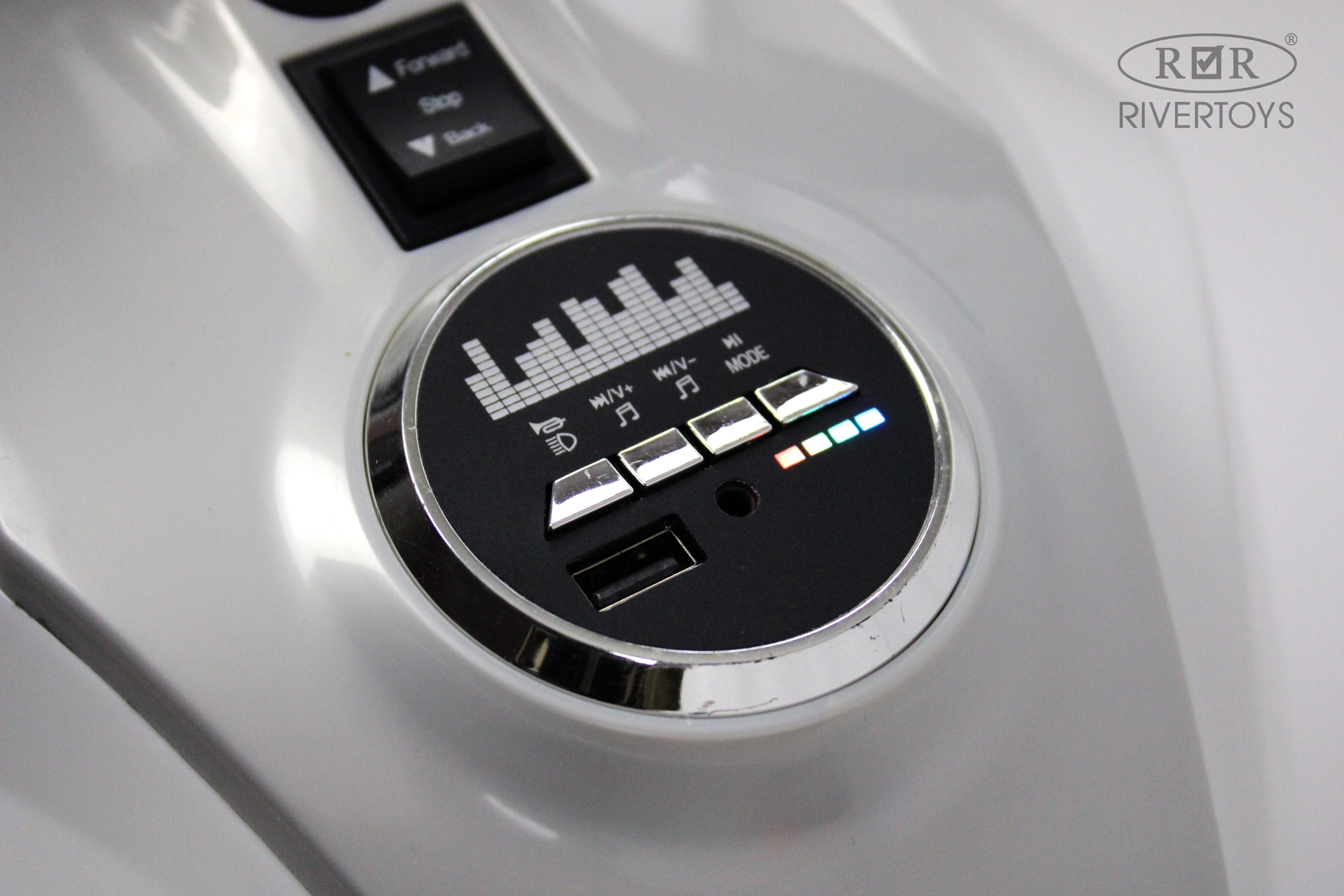 Электромобиль RIVERTOYS Z333ZZ-WHITE - фото 7