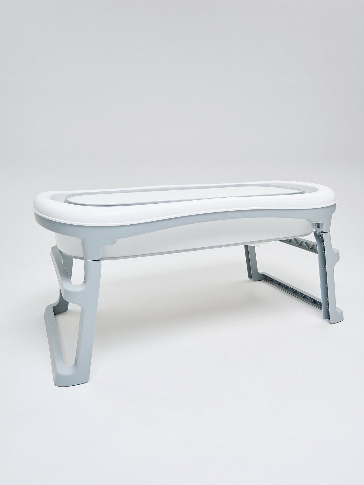 Ванночка Ifam большая белая/серая складная серый - фото 10