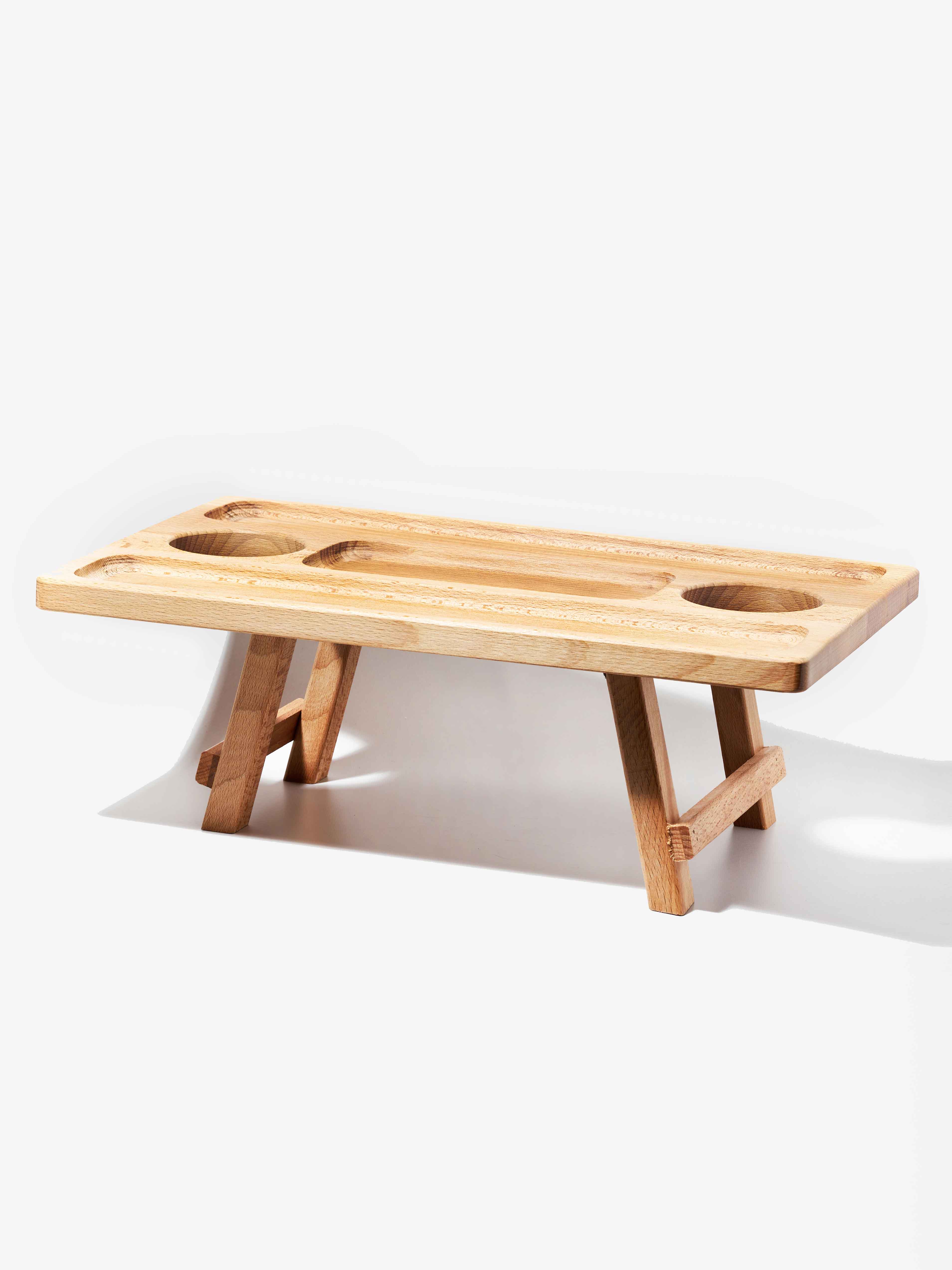 Столик Plates and More деревянный - фото 1