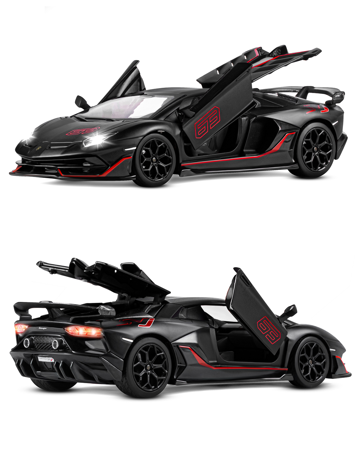 Автомобиль АВТОпанорама Lamborghini Aventador SVJ 1:24 JB1251511 - фото 28