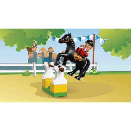 Конструктор LEGO DUPLO Трейлер для лошадок блочный