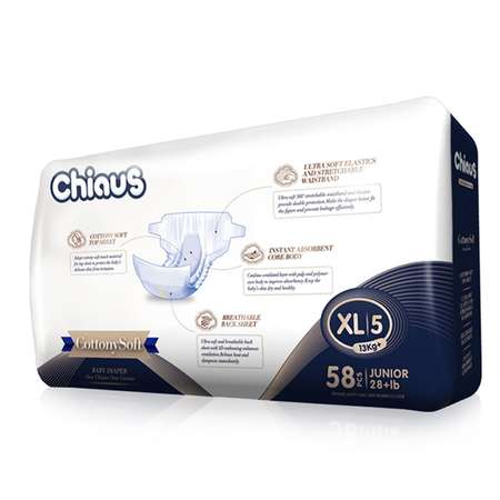 Подгузники Chiaus Cottony Soft XL (>13 кг) 58 шт.