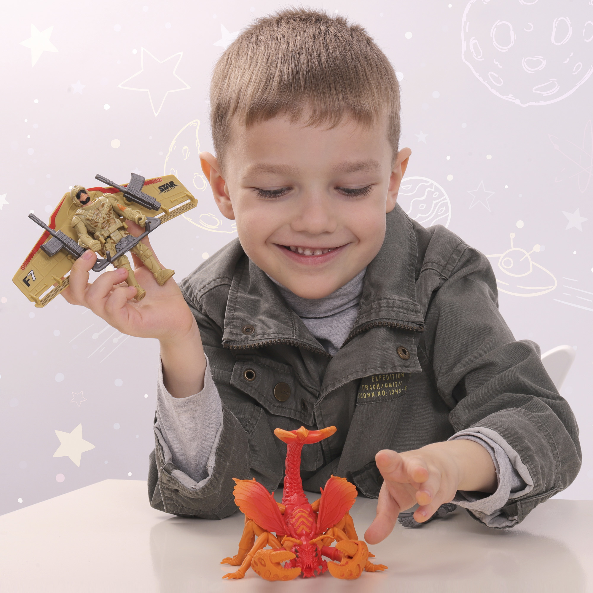 Игровой набор Космос наш Бой с монстром Страфоидом - фото 13
