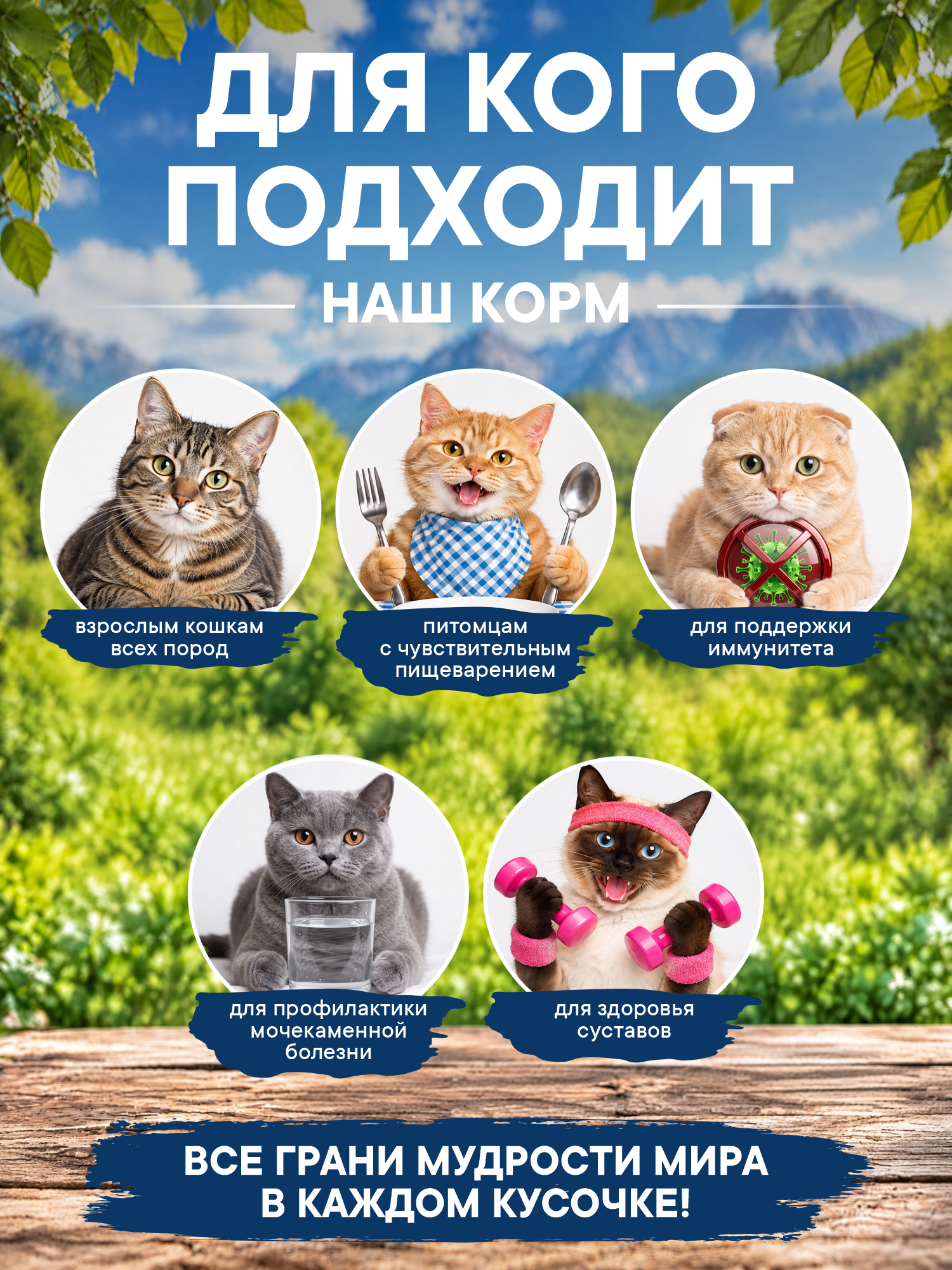 Корм для кошек сухой Pronature Holistic Pilgrim на индейке и курице с клюквой 340г - фото 3