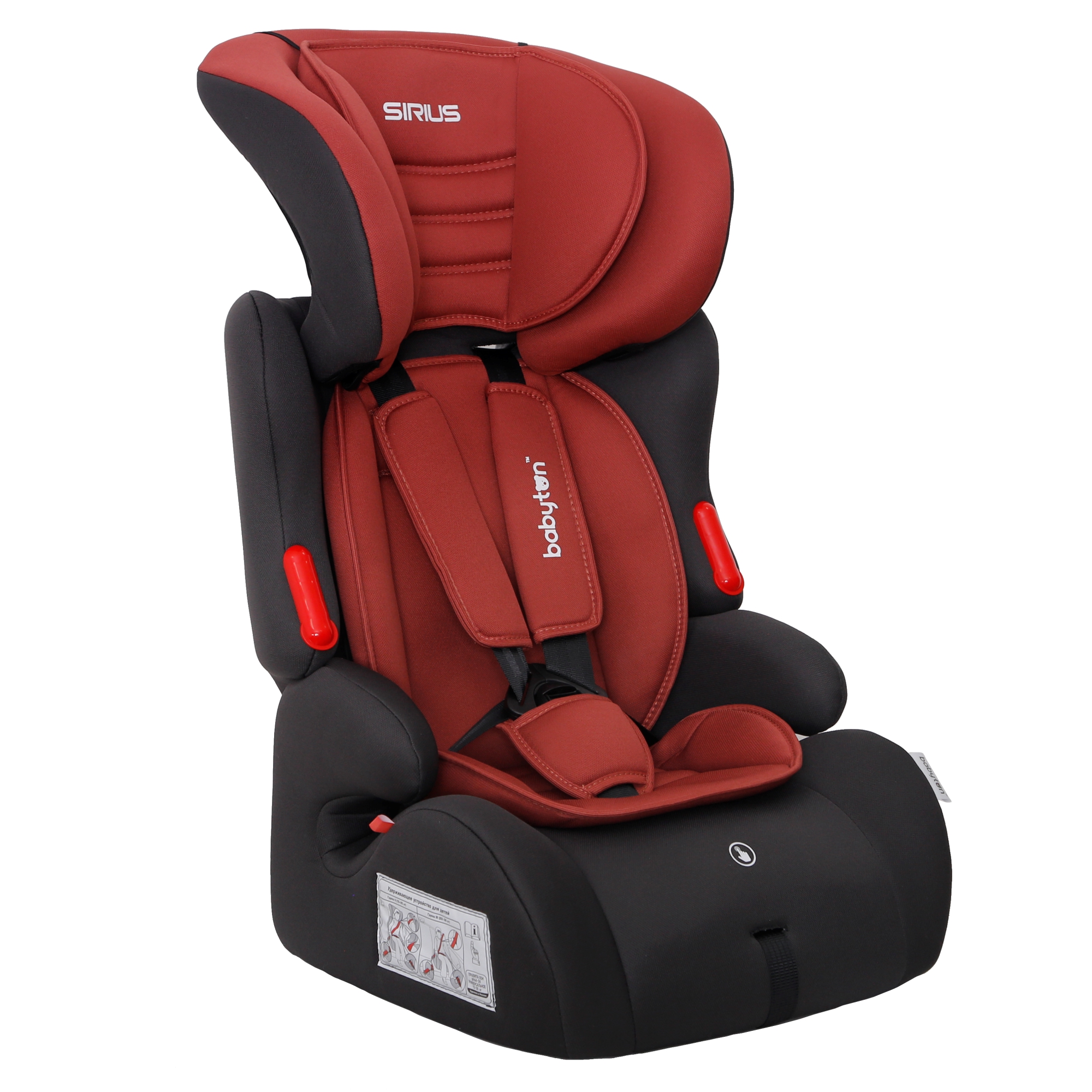 Автокресло Babyton Sirius I/II/III clay grey 1/2/3 (9-36 кг) - фото 14