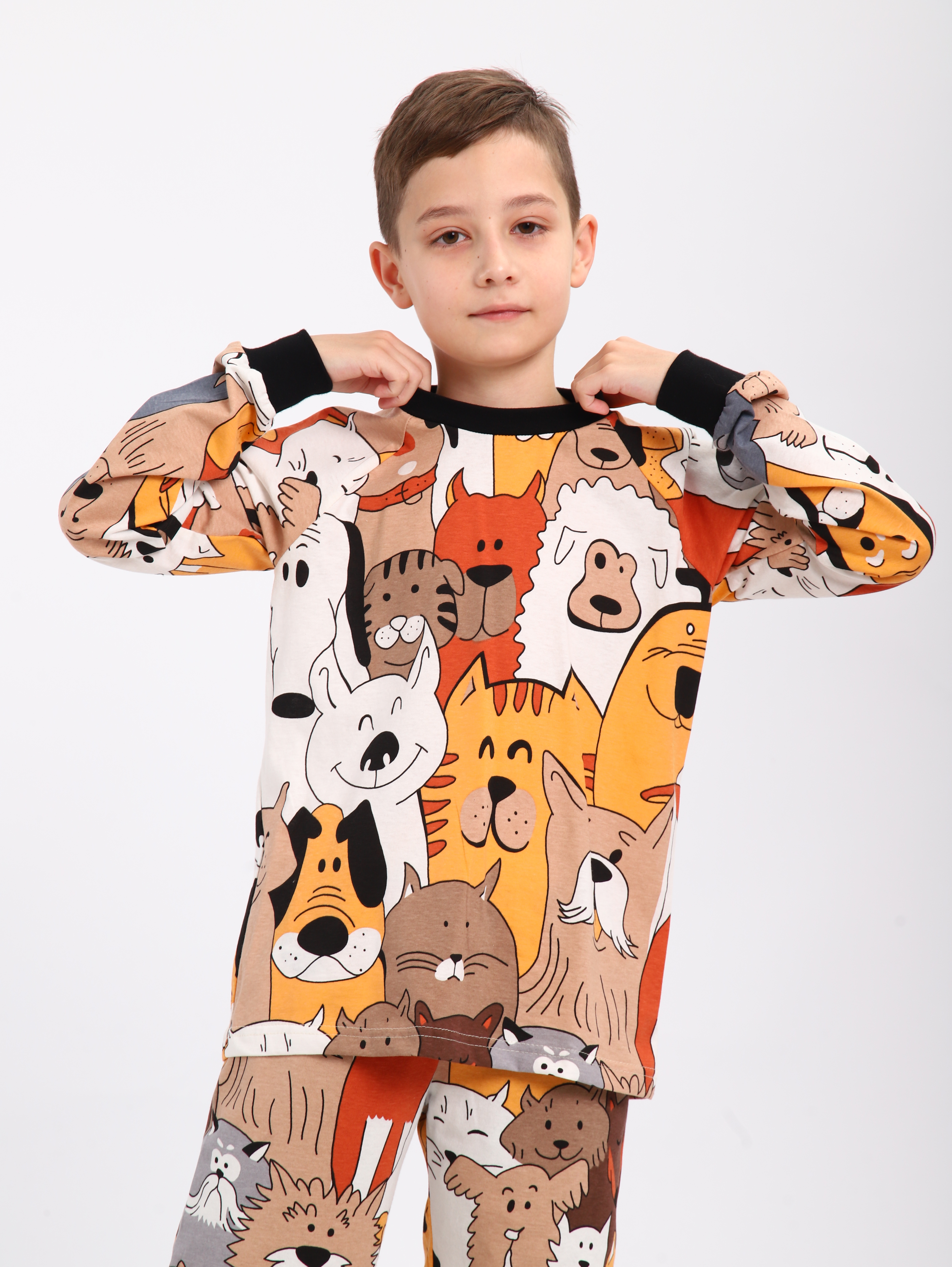 Пижама ЛАДОШКИ Пижама Вдохновение бежевый - фото 9