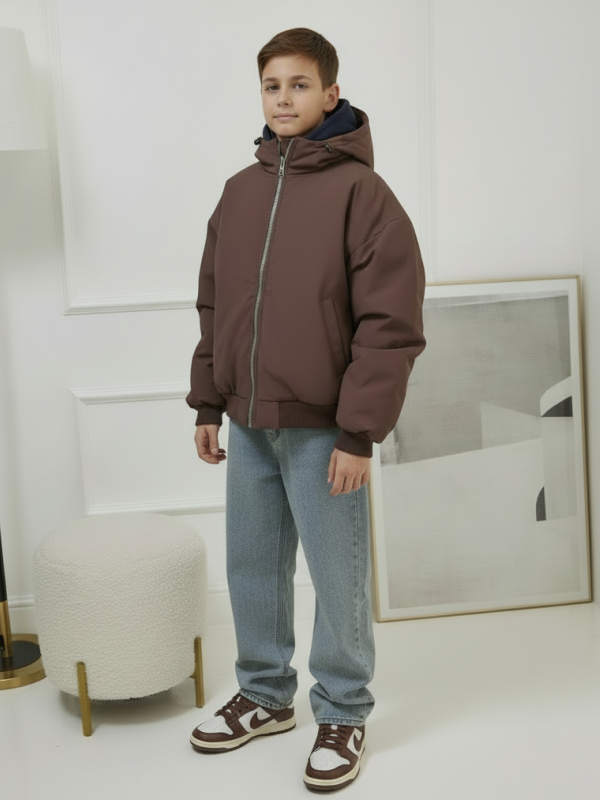 Куртка MIRANAM БомберДдяМальчикаКоричн - фото 5