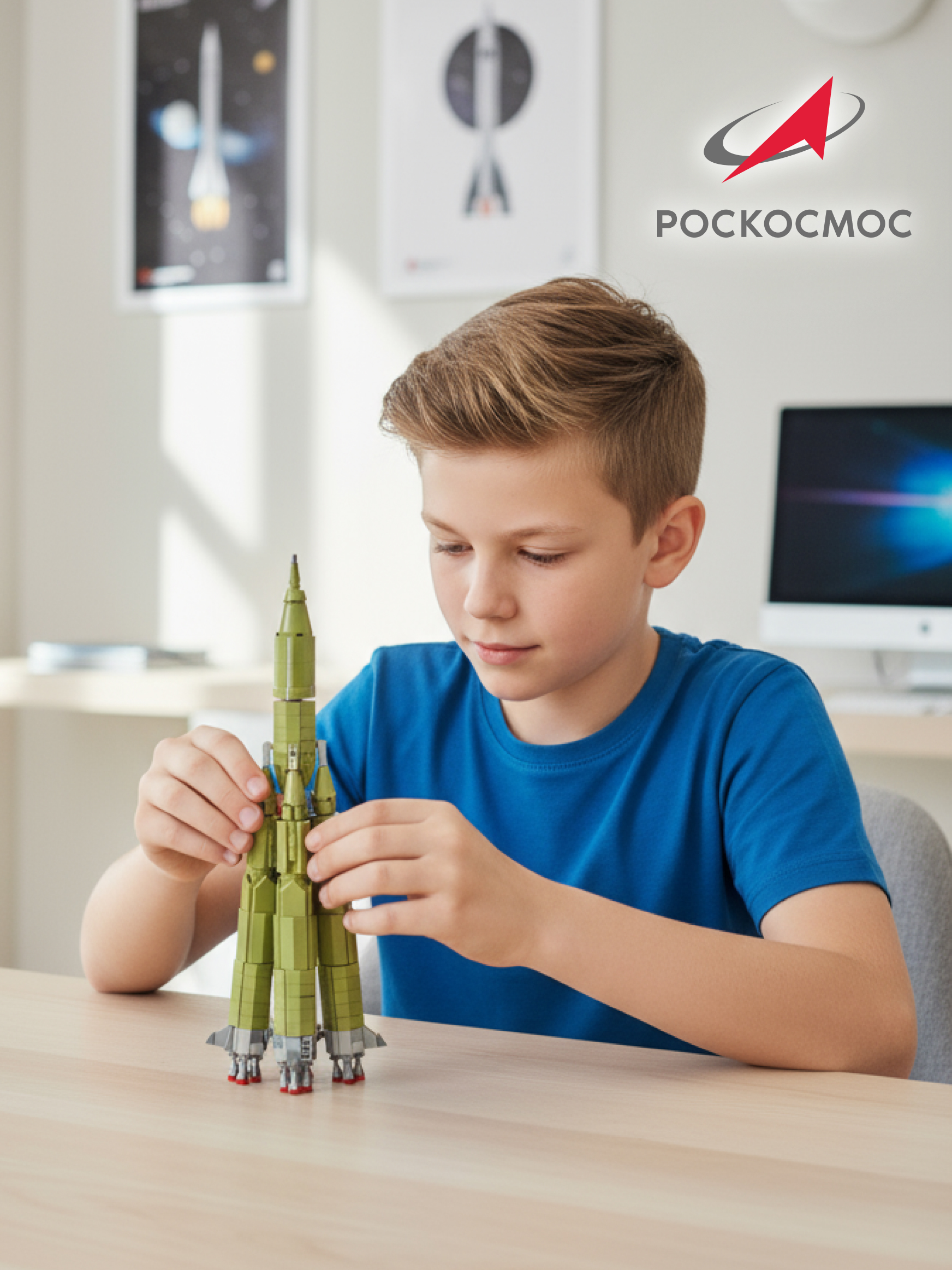 Конструктор Роскосмос Ракета-носитель Р-7 Семерка 721 дет. - фото 9