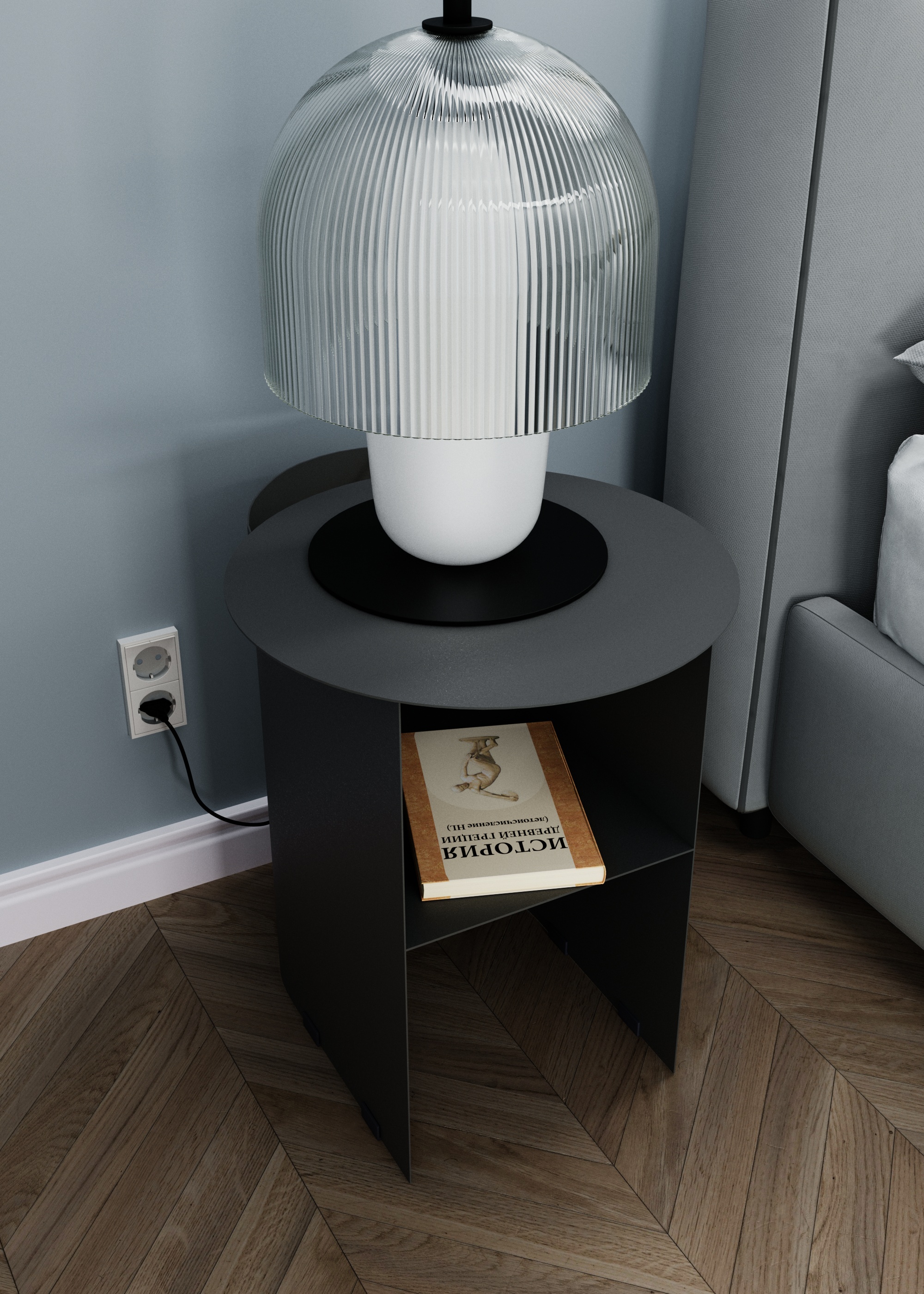 Стол журнальный SLINE Тоби черный - фото 2