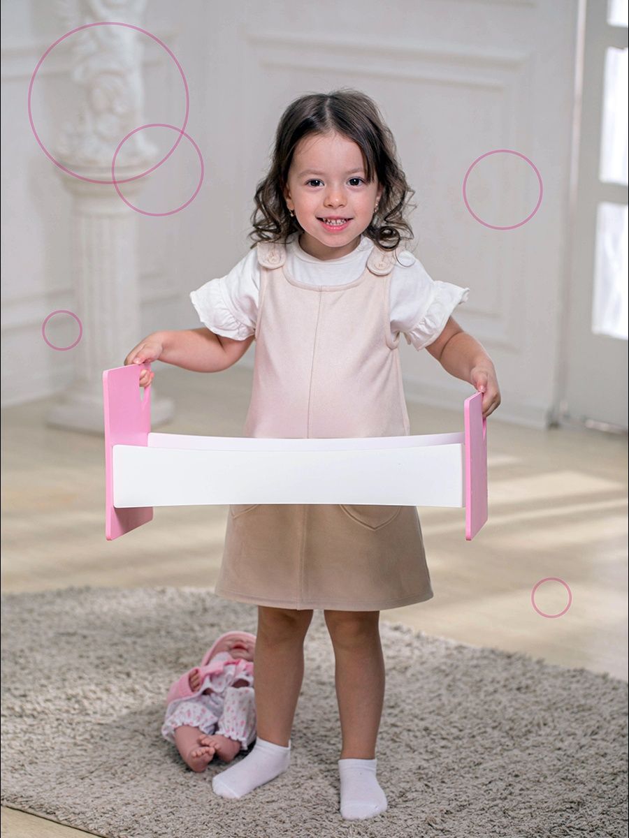 Аксессуар для кукол ViromToys кровать Кд0011 - фото 3