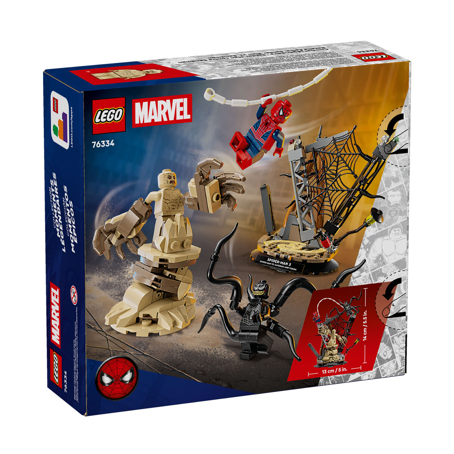 Конструктор LEGO Marvel Super Heroes Человек-паук 201 дет. - фото 7