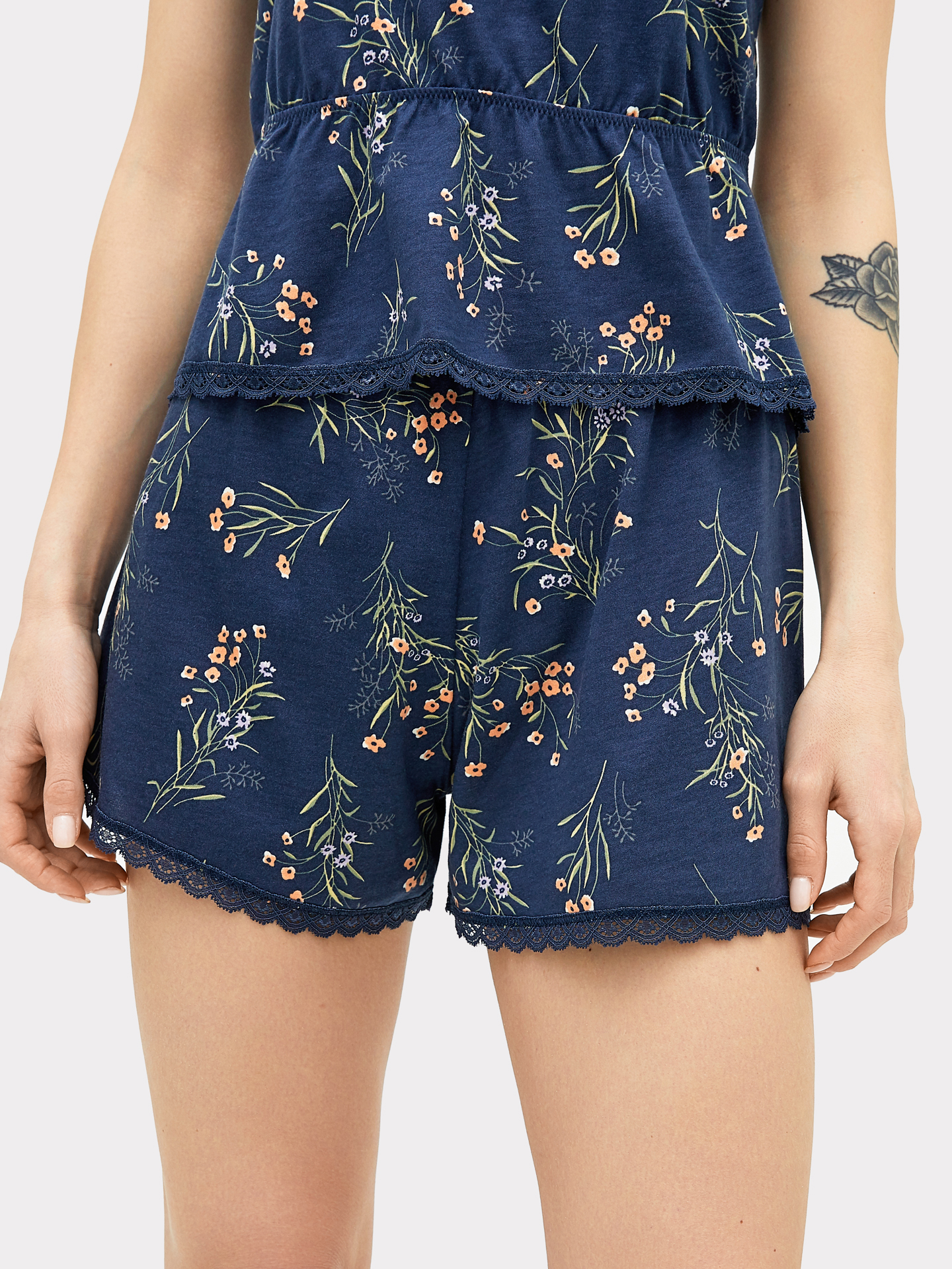 Пижама Mark Formelle (Марк Формэль) 562320/1/полевые цветы на т.синем - фото 8