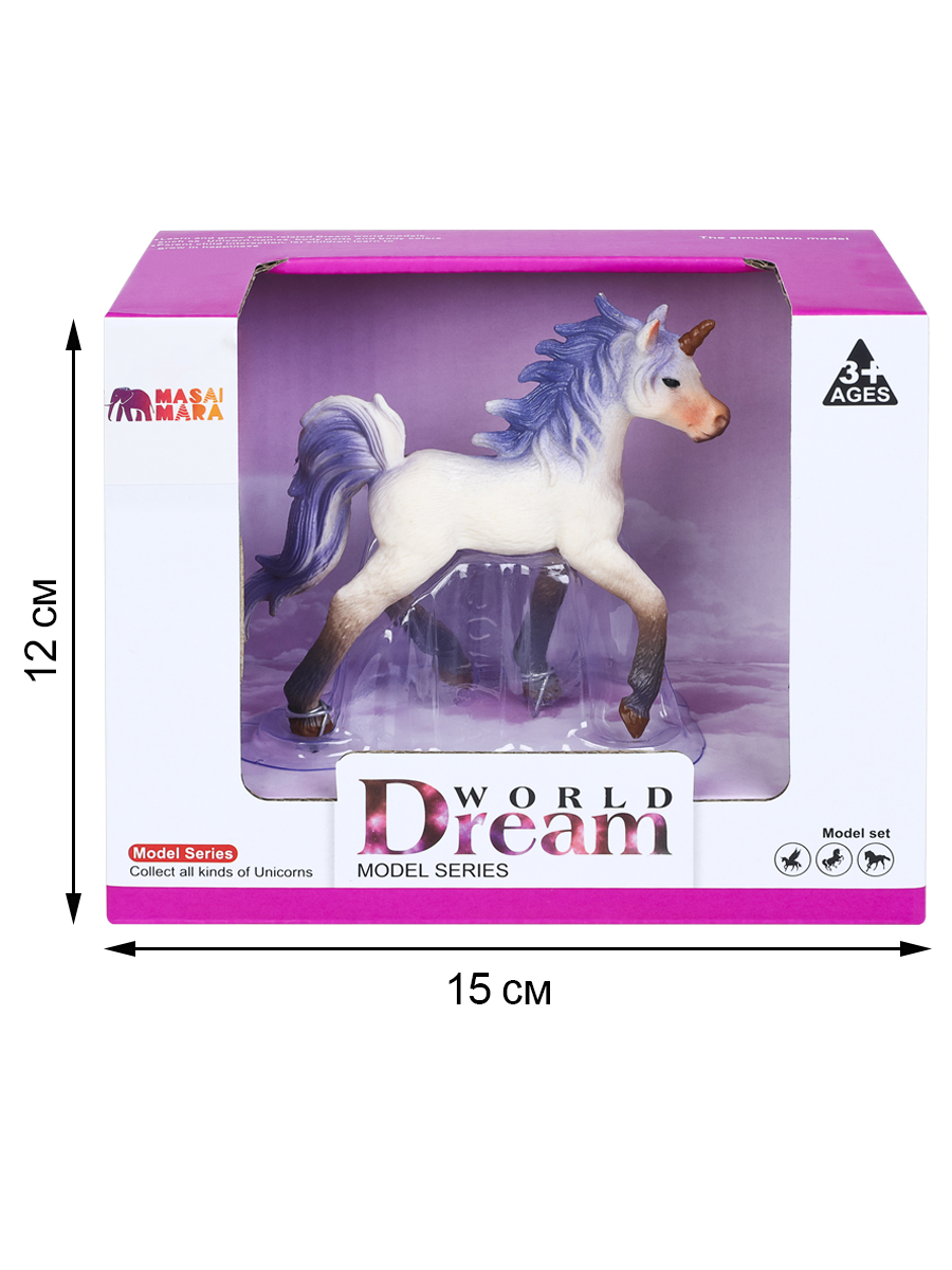 Фигурка Masai Mara Белый жеребенок-единорог - фото 7