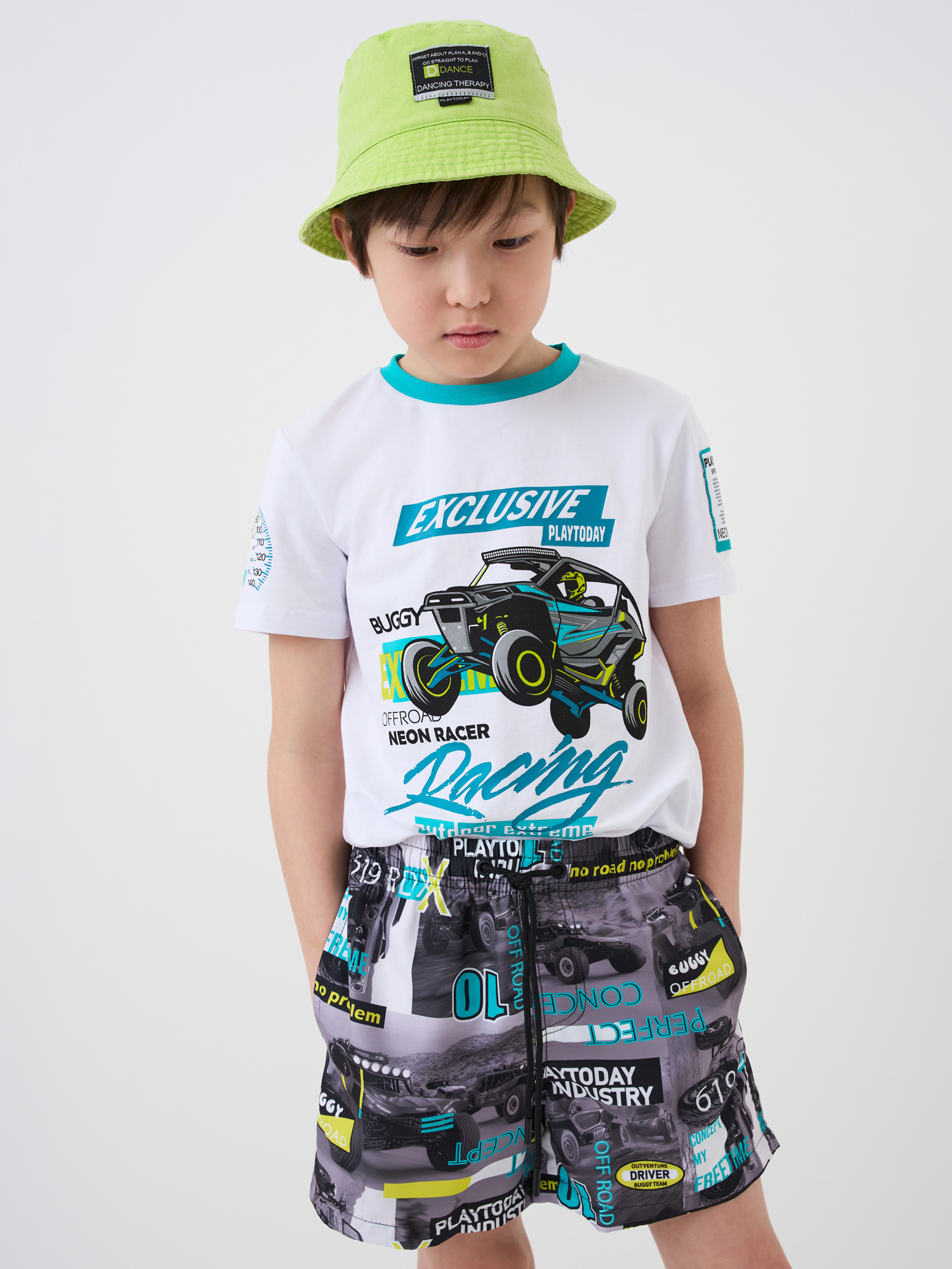 Изображение товара Шорты для плавания PlayToday Плавательные бордшорты подростковые UF защита