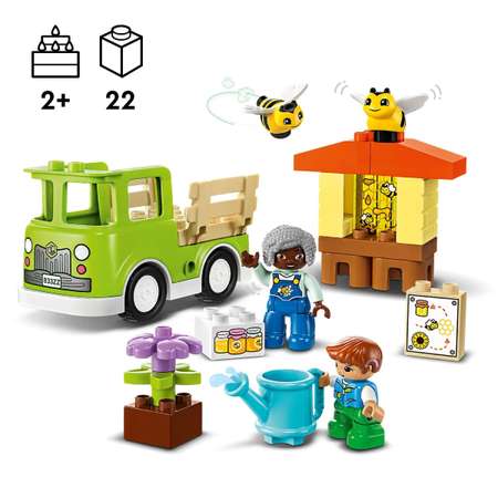 Конструктор LEGO DUPLO Уход за пчелами и ульями блочный