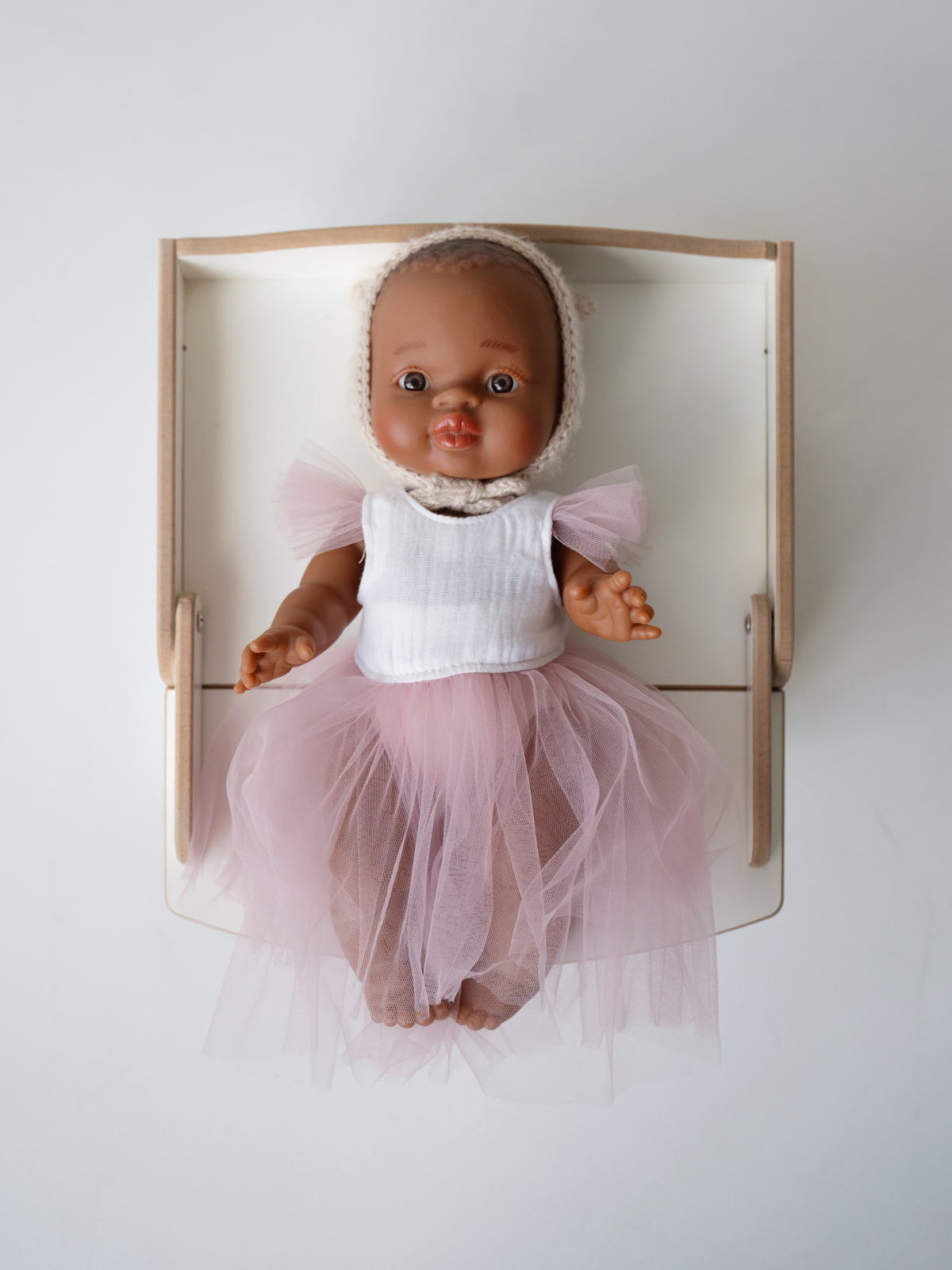 Аксессуар для кукол Pema kids шкаф, кукольный интерьер 475736 Комод кукольный (Белый) ЛМДФ - фото 5