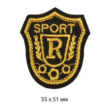 Термоаппликации TBY SPORT R 55x51мм 10шт