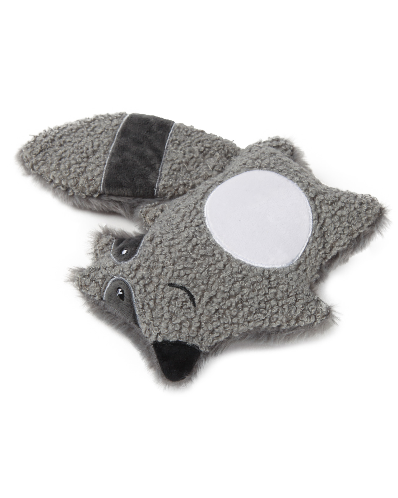 Игрушка для собак Barbaks Енот Панкратий мягкий с пищалкой шуршит 20.5*16см - фото 3