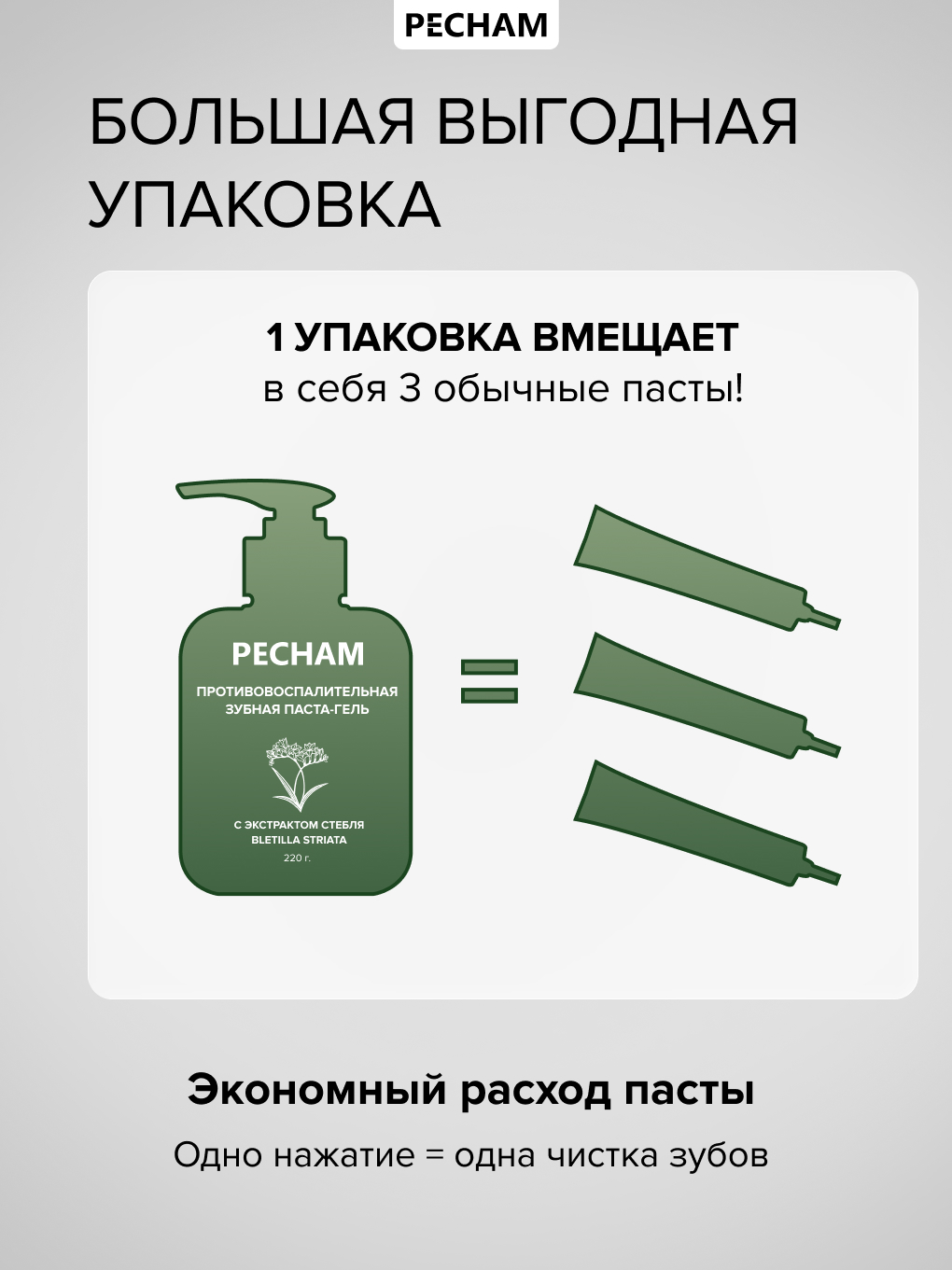 Зубная паста PECHAM 220 г - фото 5