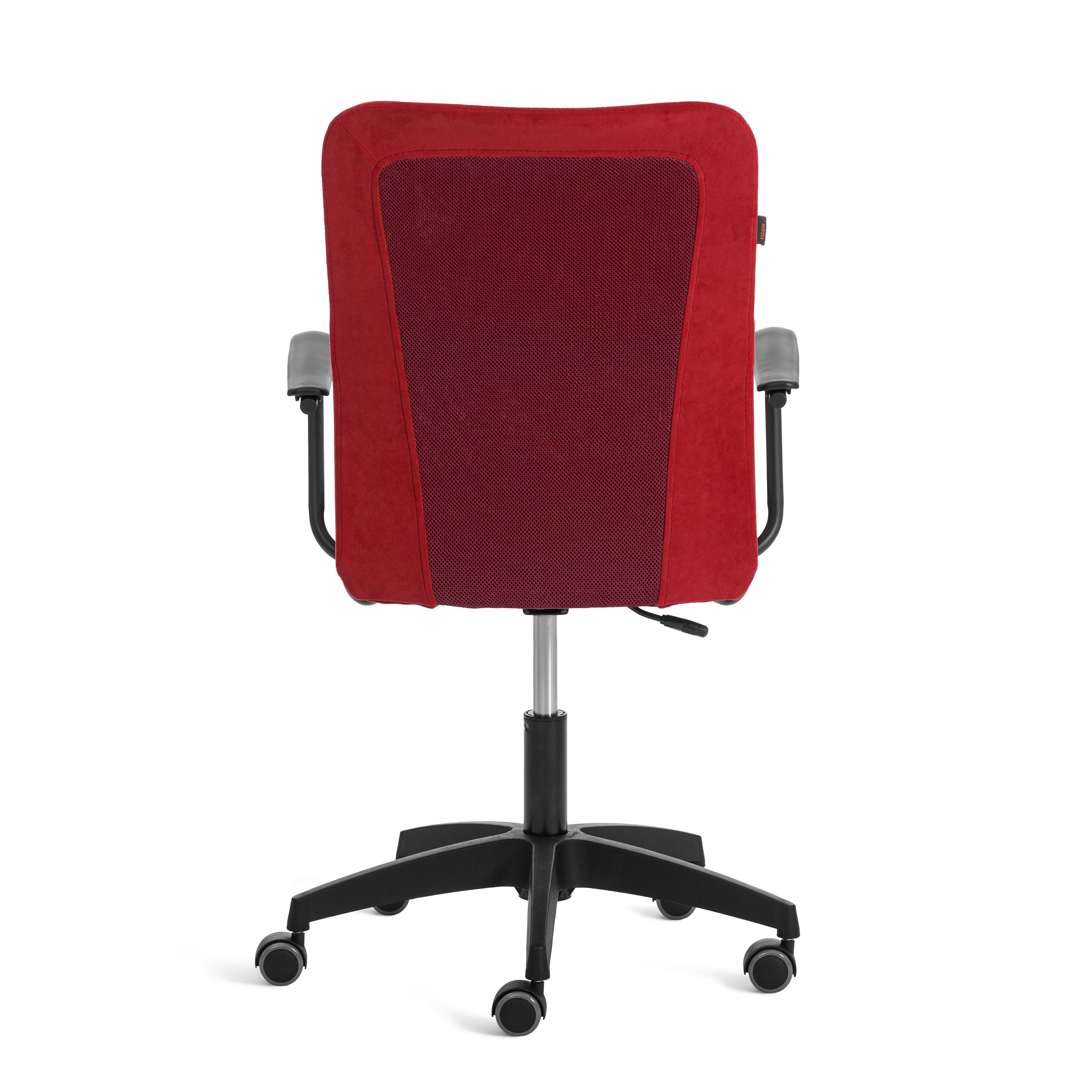 Компьютерное кресло TETCHAIR Стафф велюр сетка бордо - фото 4