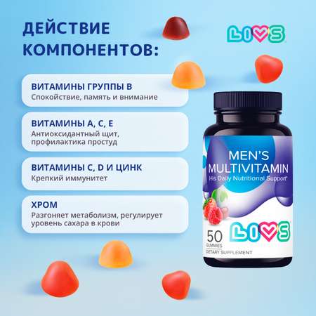 Комплекс витаминов LIVS для мужчин