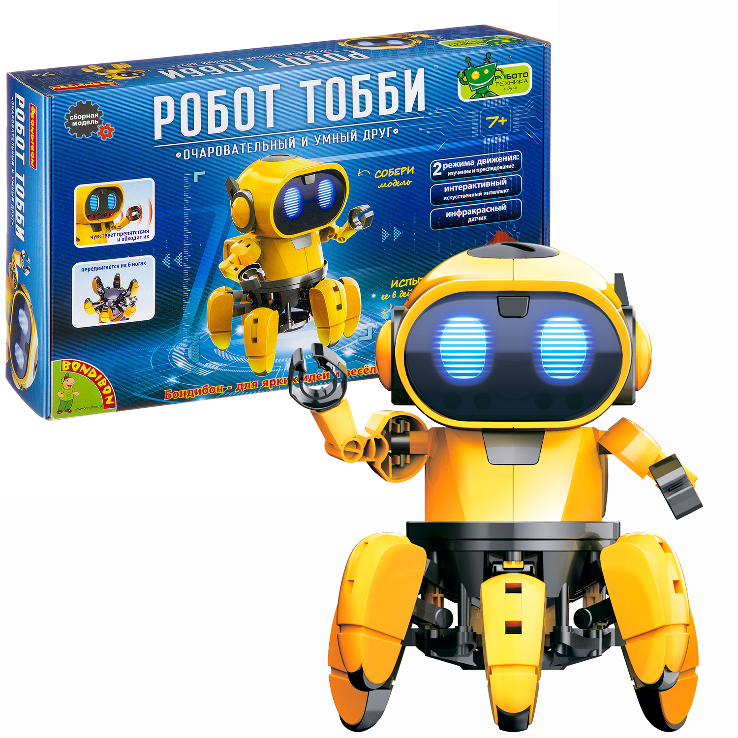 Конструктор Bondibon Робот Тобби Робототехеника сборная игровая модель - фото 1