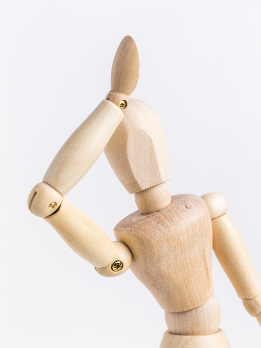 Манекен для рисования Малевичъ женский деревянный 30 см - фото 11