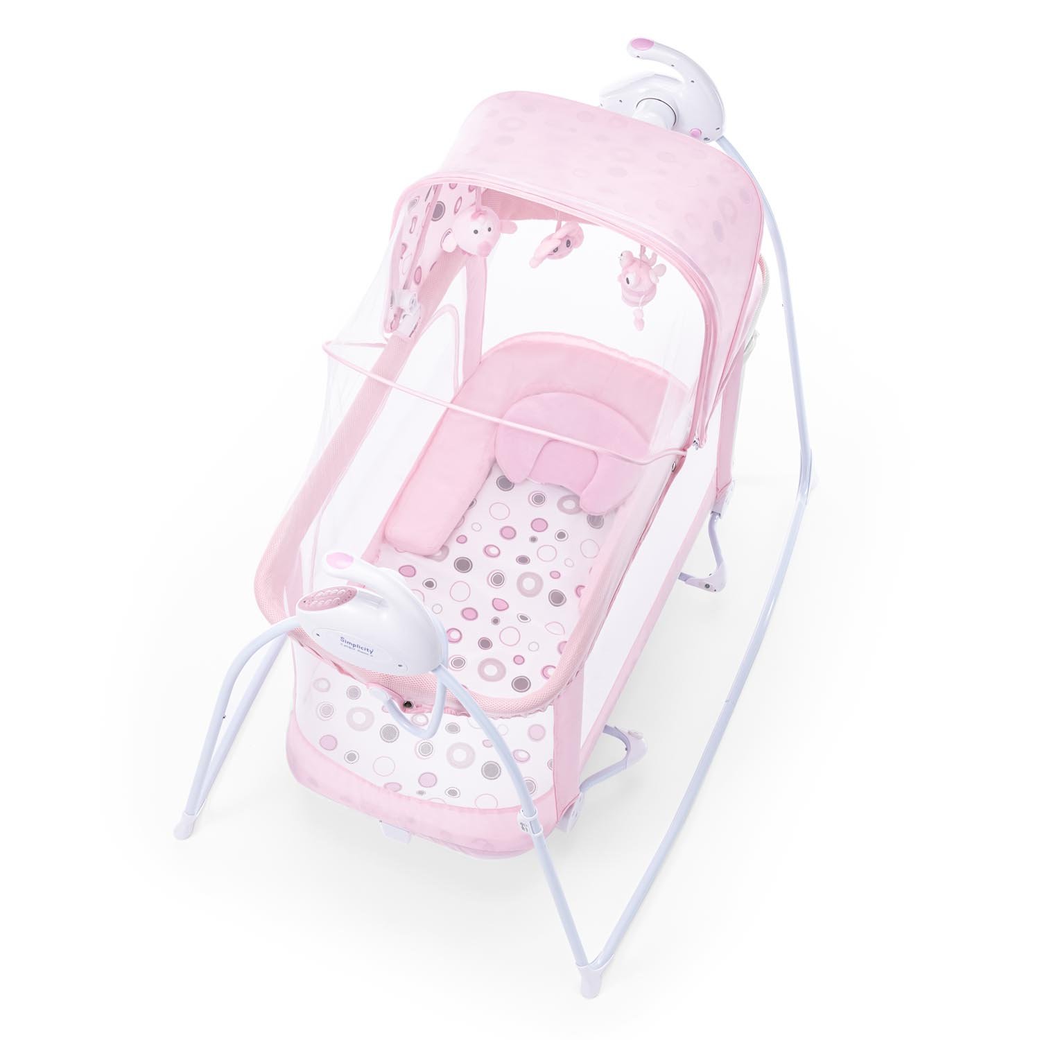 Колыбель SIMPLICITY 4030 Auto розовый - фото 15