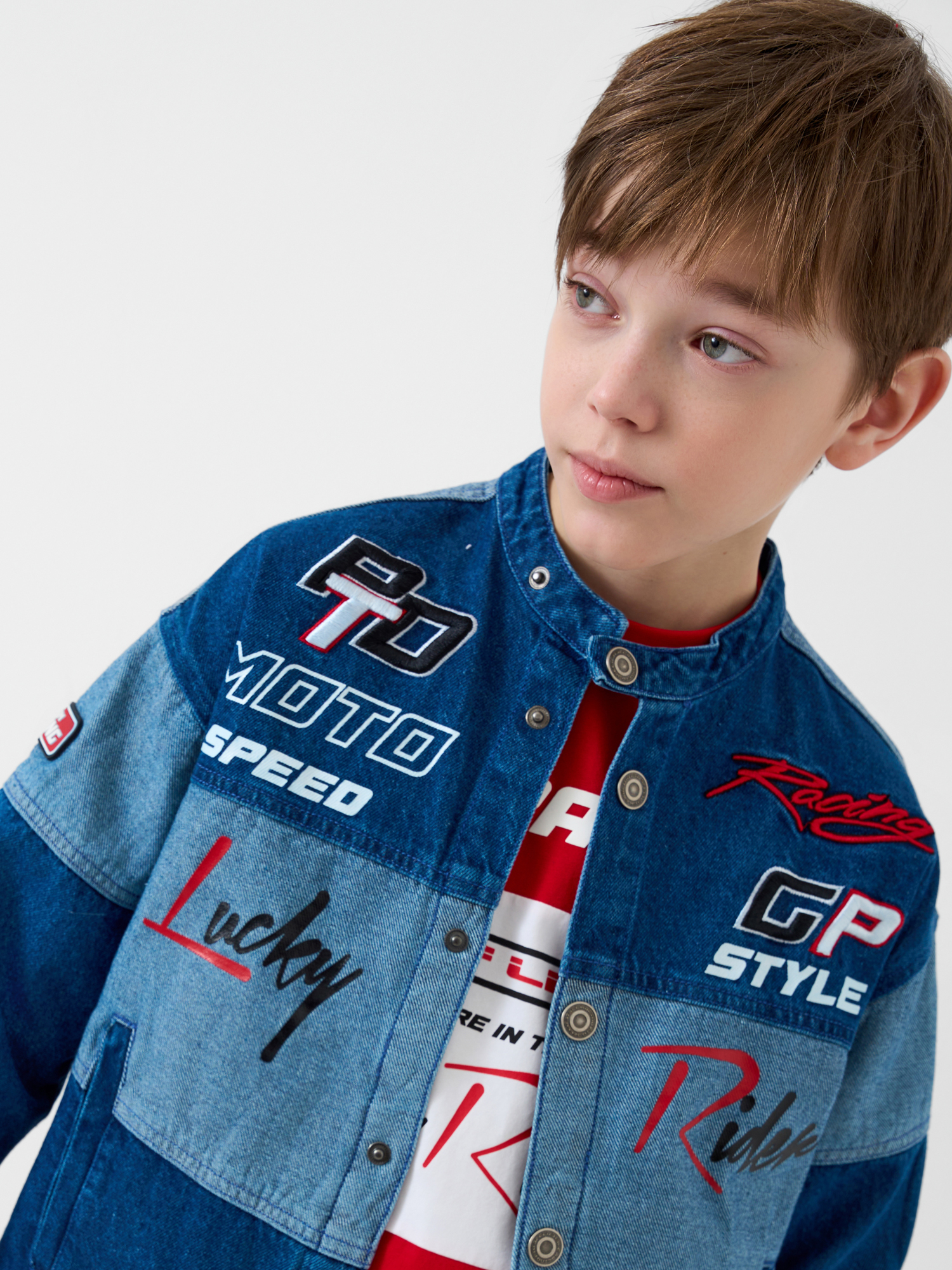 Джинсовая куртка PlayToday 12611006 - фото 4