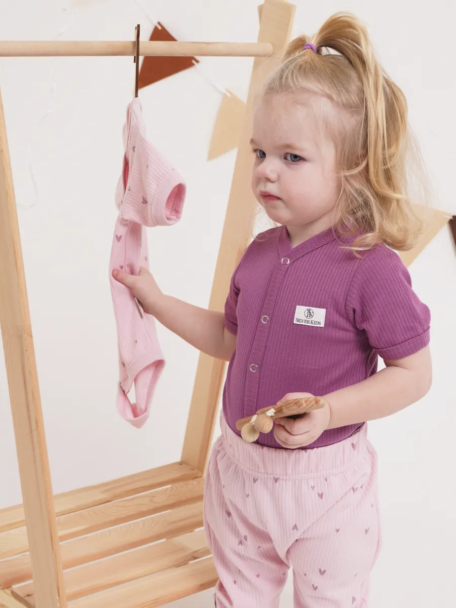 Боди 3 шт Супер Пупс нбр/3пр/бд/sk23/рубчик/сердцалюбви - фото 15