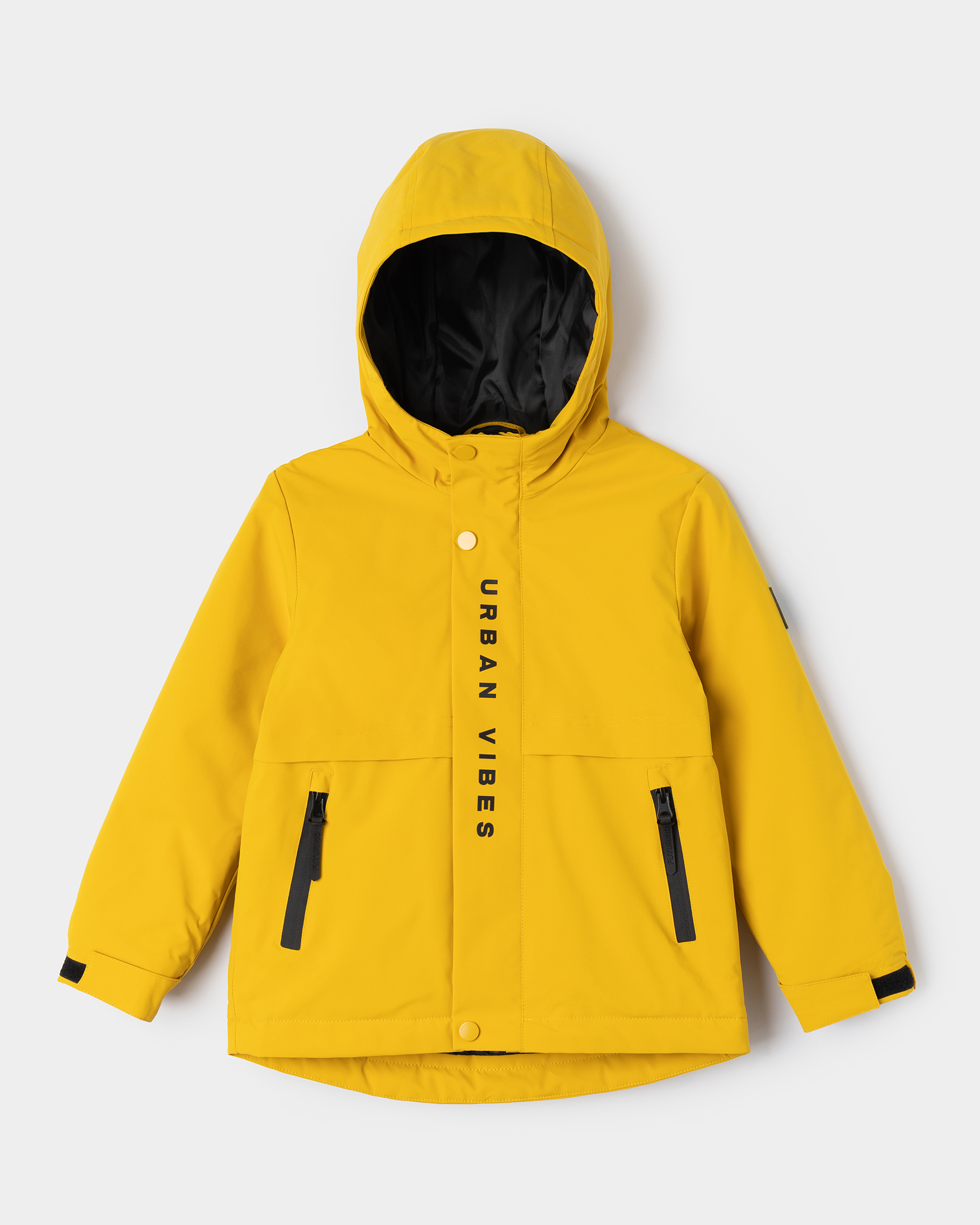 Изображение товара Детская демисезонная куртка Futurino 104 жёлтая с утеплителем