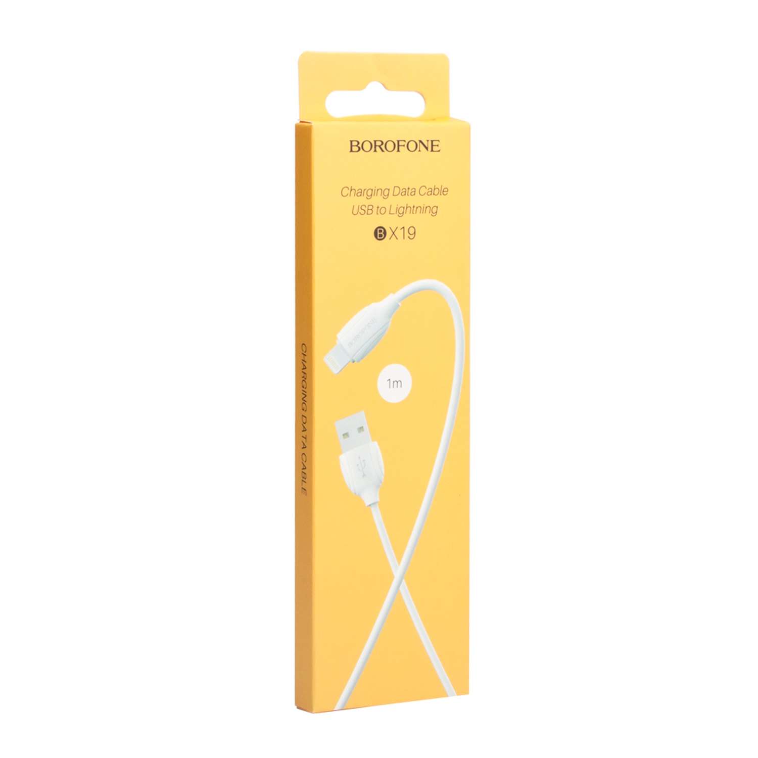 USB кабель Borofone Lightning 8-pin 2.4A 1м - фото 2