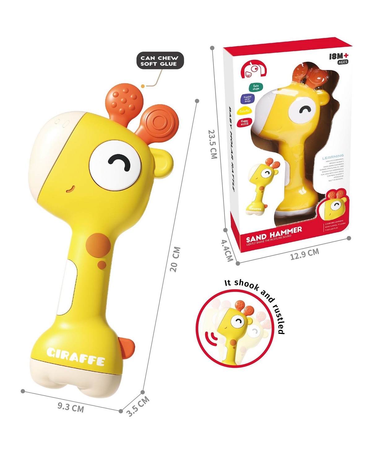 Игрушка LANSI WORLD погремушка - фото 3