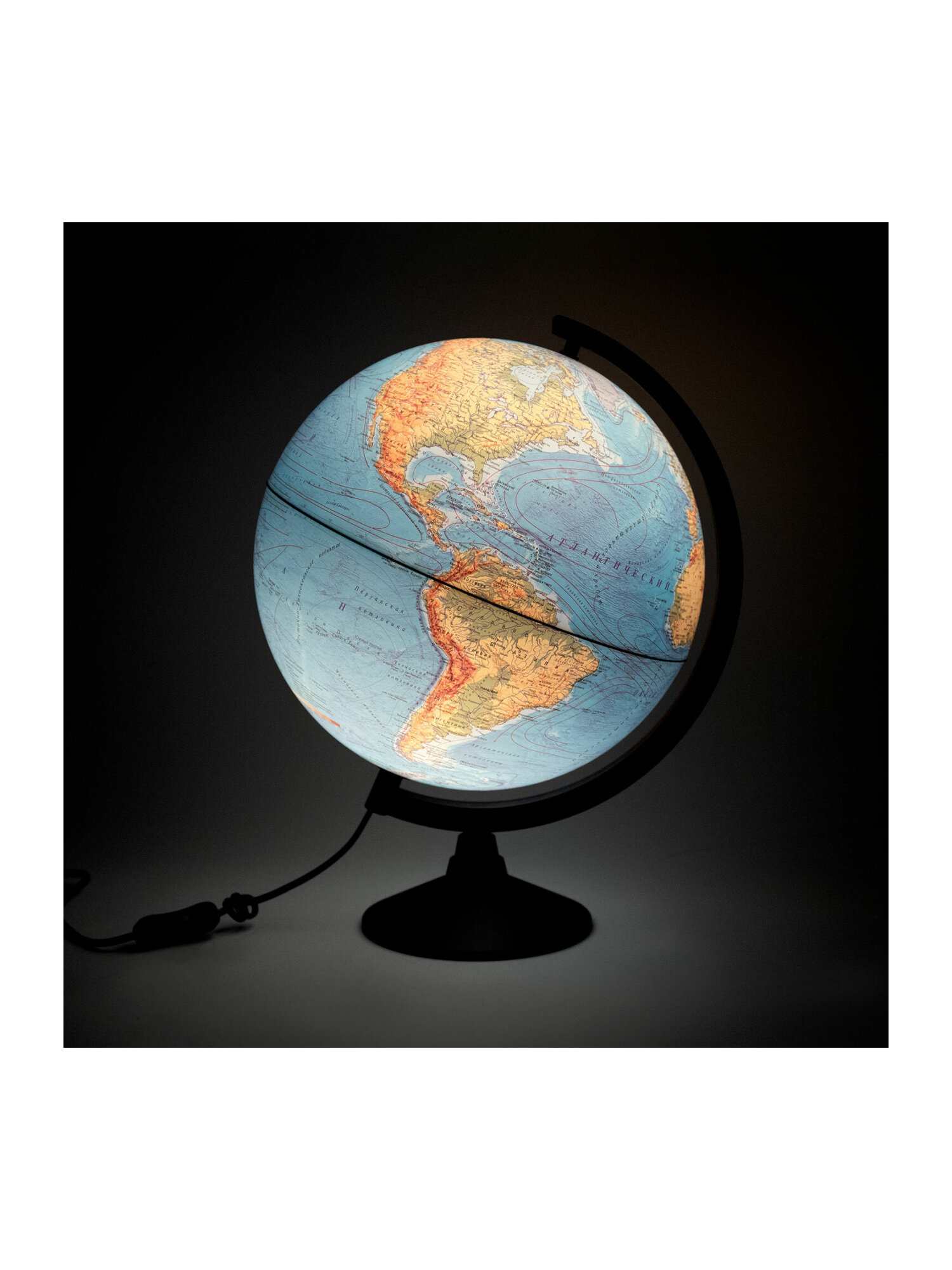 Глобус Globen физический с подсветкой диаметр 32 см - фото 10